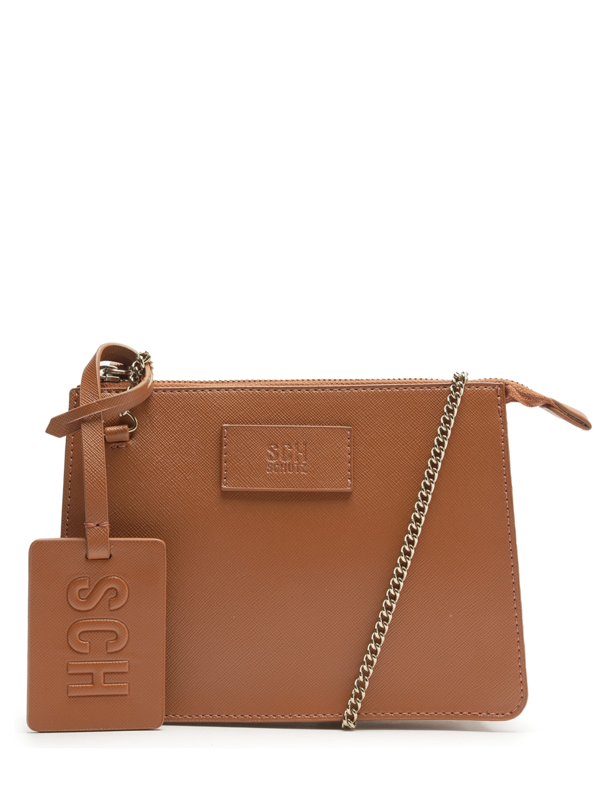 Bolsa Feminina Saffiano Tecnol - Marrom