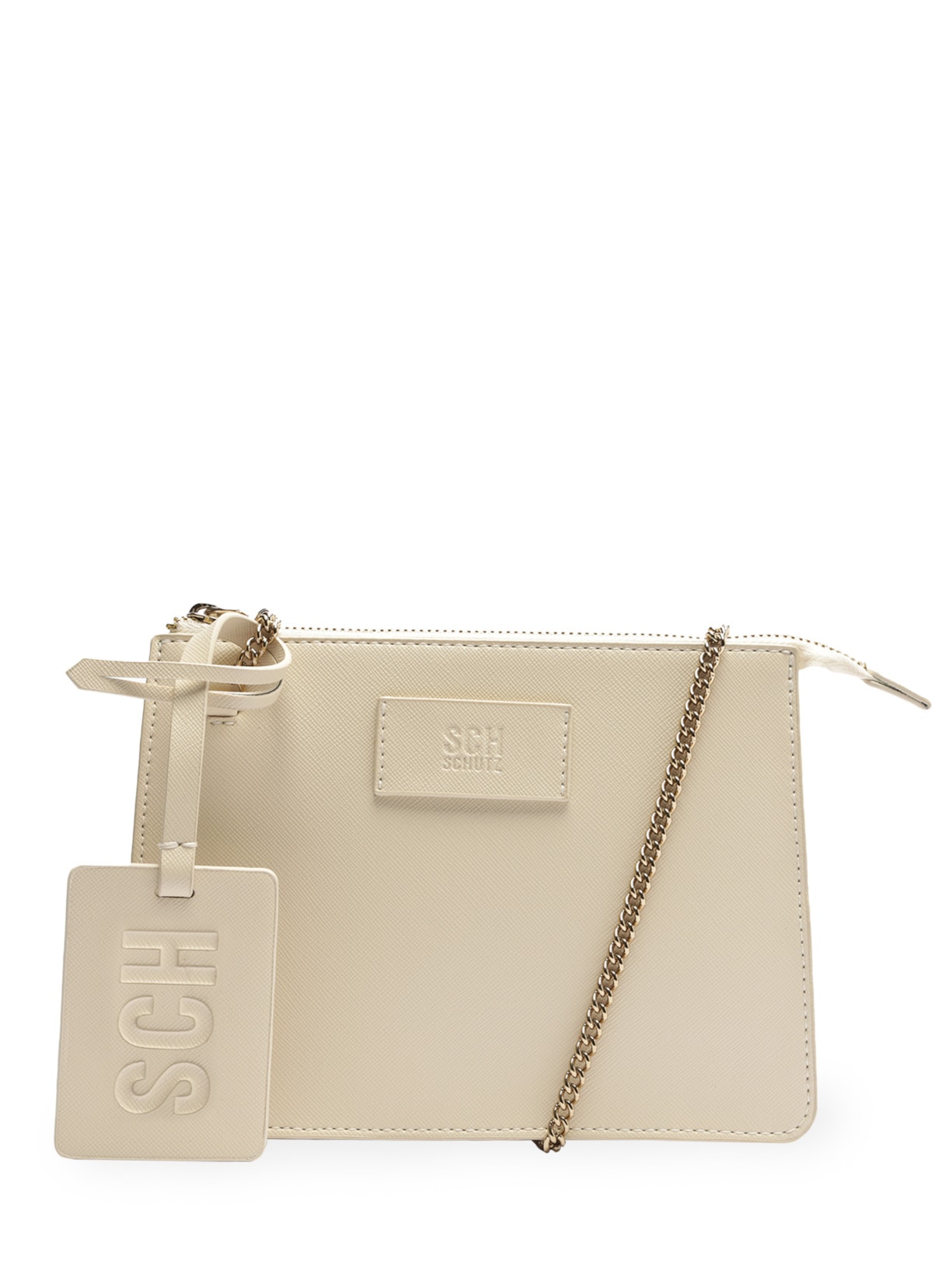 Bolsa Feminina Saffiano Tecnol - Off White