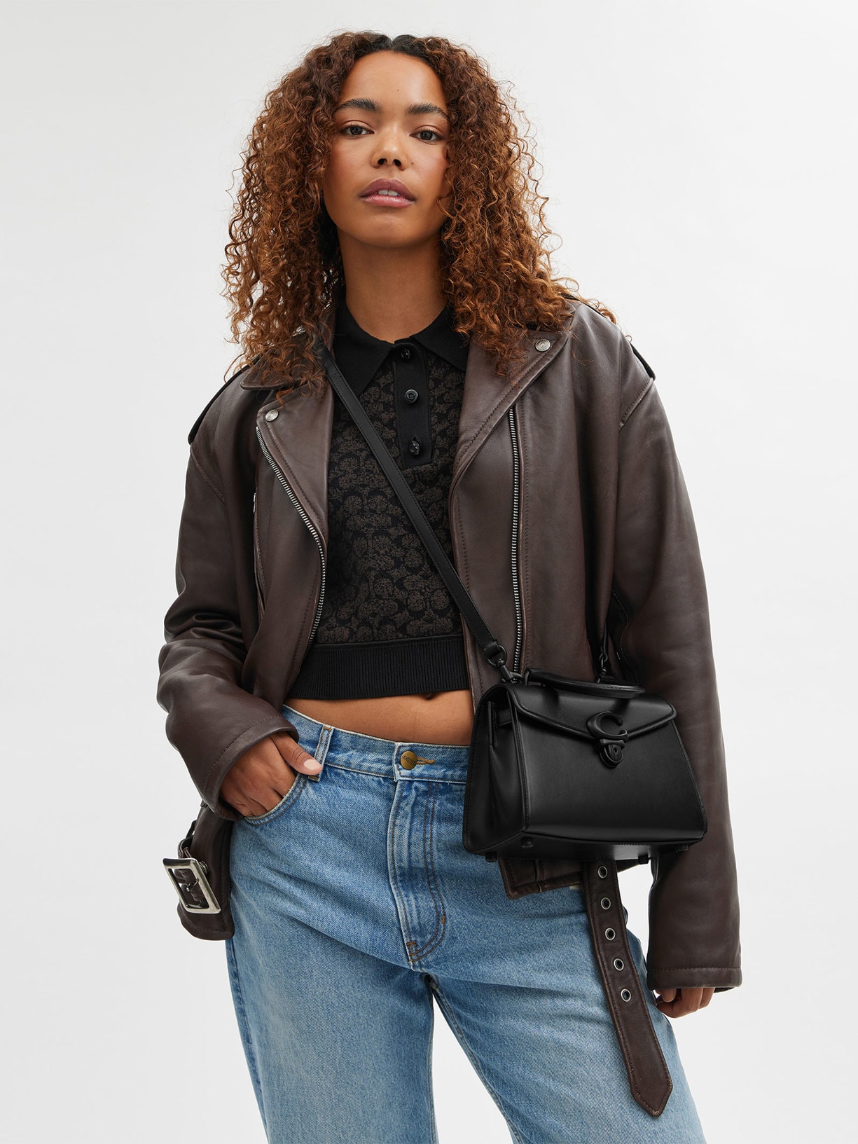 Bolsa Feminina Sammy Top Handle 21 - Coach - Preto