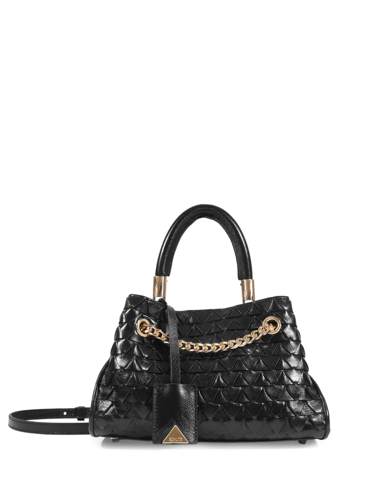 Bolsa Feminina Satchel Rebecca Média – Preto Schutz