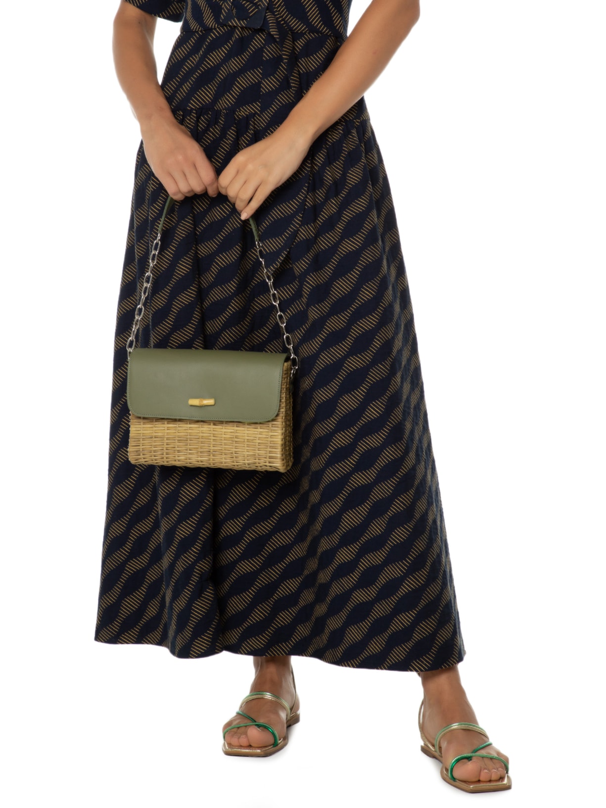 Bolsa Feminina Sevilha Vime Verde Glorinha Paranaguá