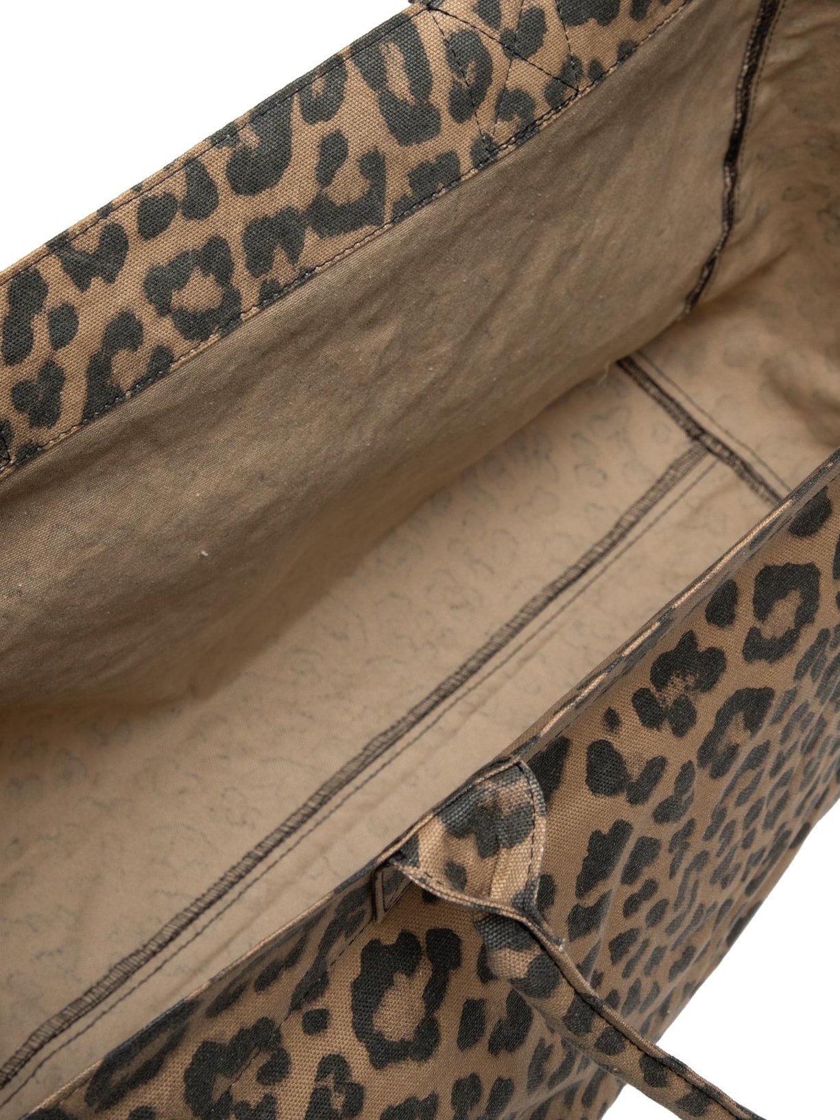 Bolsa Feminina Shopper Bag Leopard Color Marrom Animale