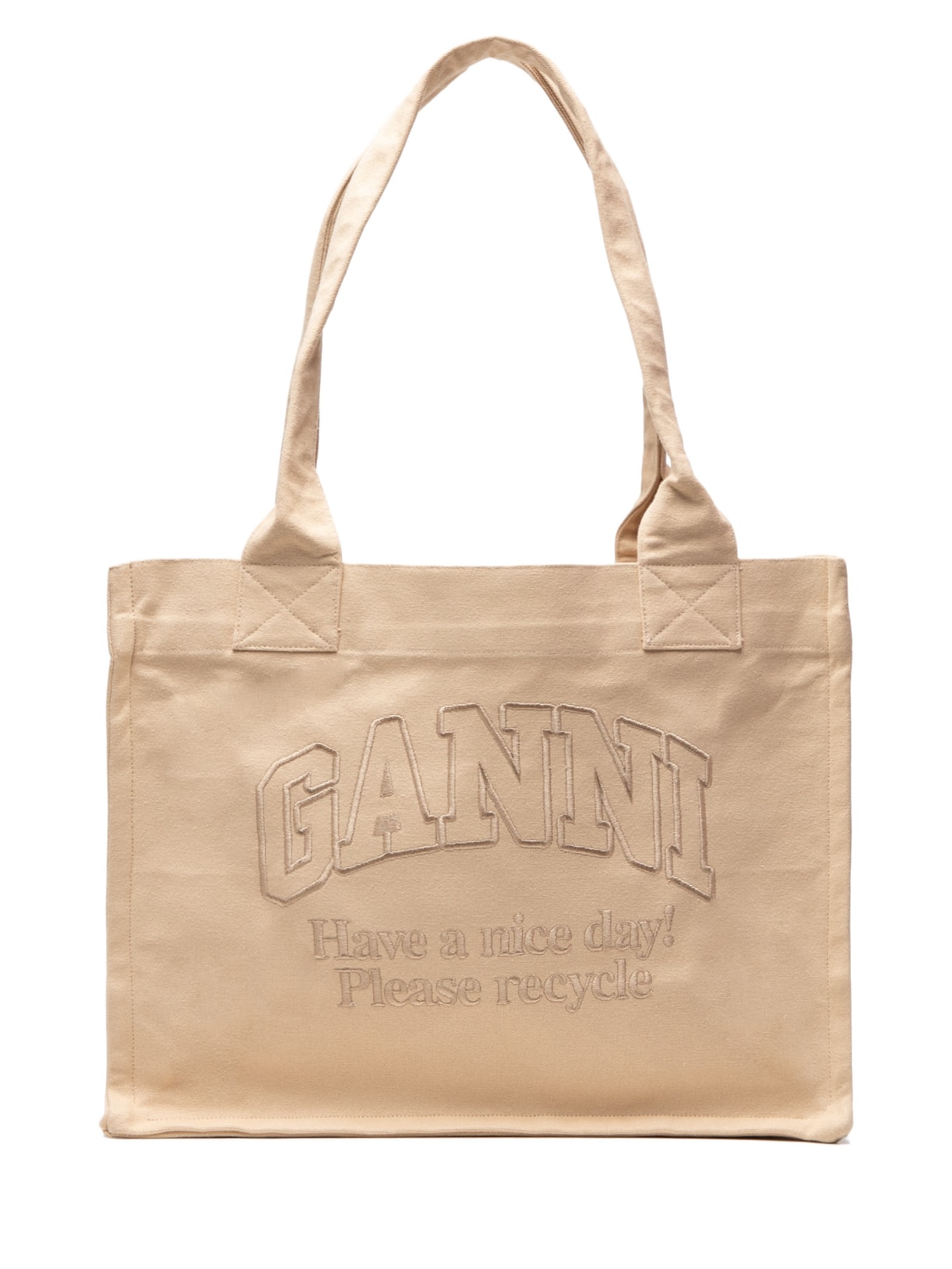 Bolsa Feminina Shopper Cream Large Canvas - Bege