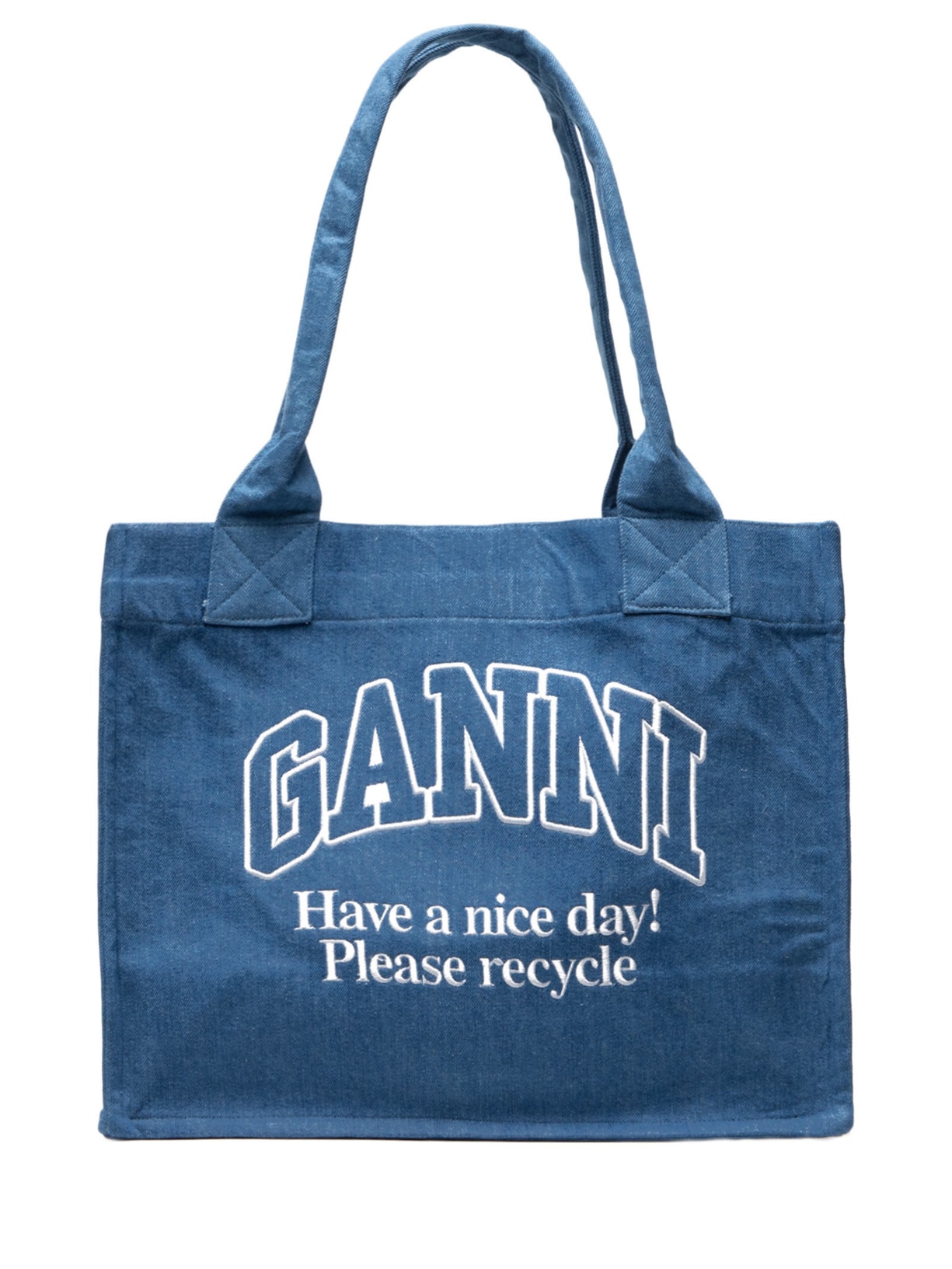 Bolsa Feminina Shopper Large Easy Denim - Azul