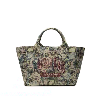 Bolsa Feminina Shopper XXL Print Tapestry Reversible - Cinza