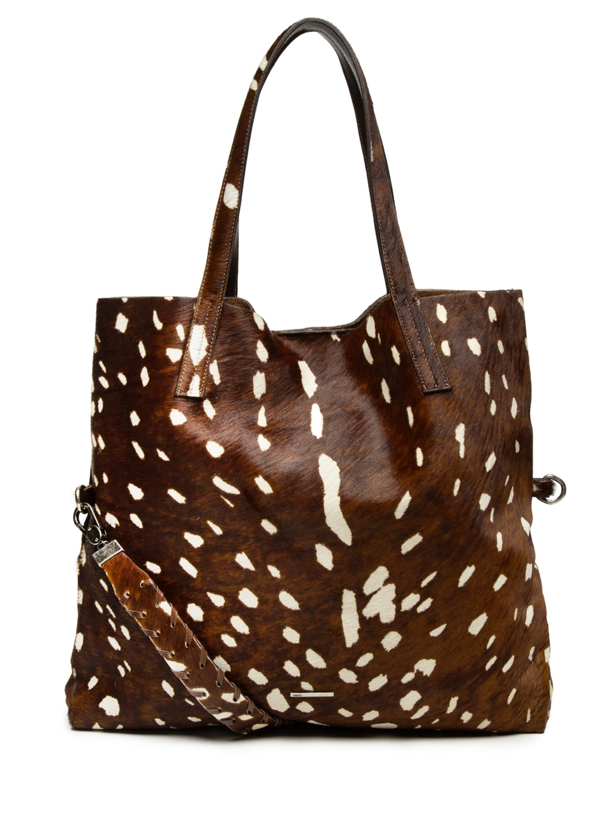 Bolsa Feminina Shopping Bag De Couro - Marrom
