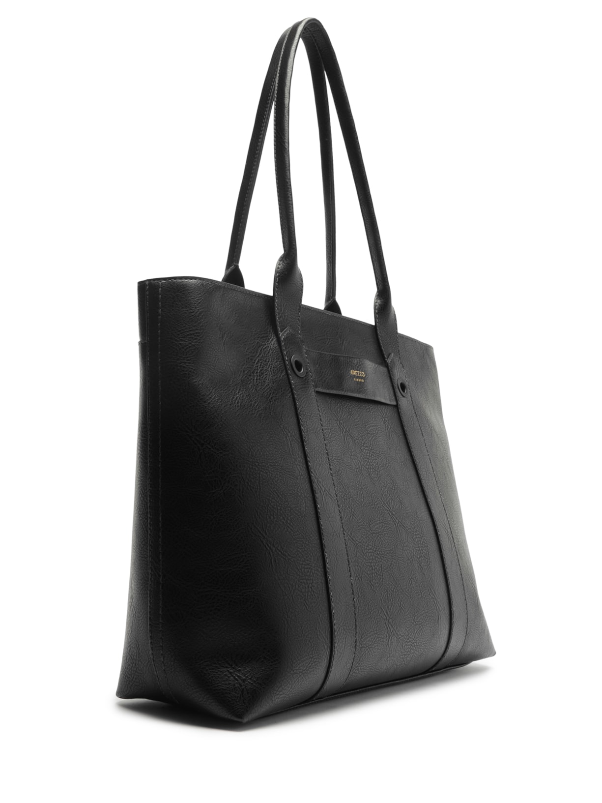 Bolsa Feminina Shopping Bag Eco Cabedal Rus Preto Arezzo