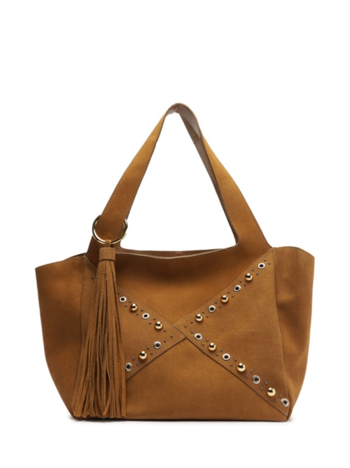 Bolsa Feminina Shopping Couro Becca Grande - Marrom