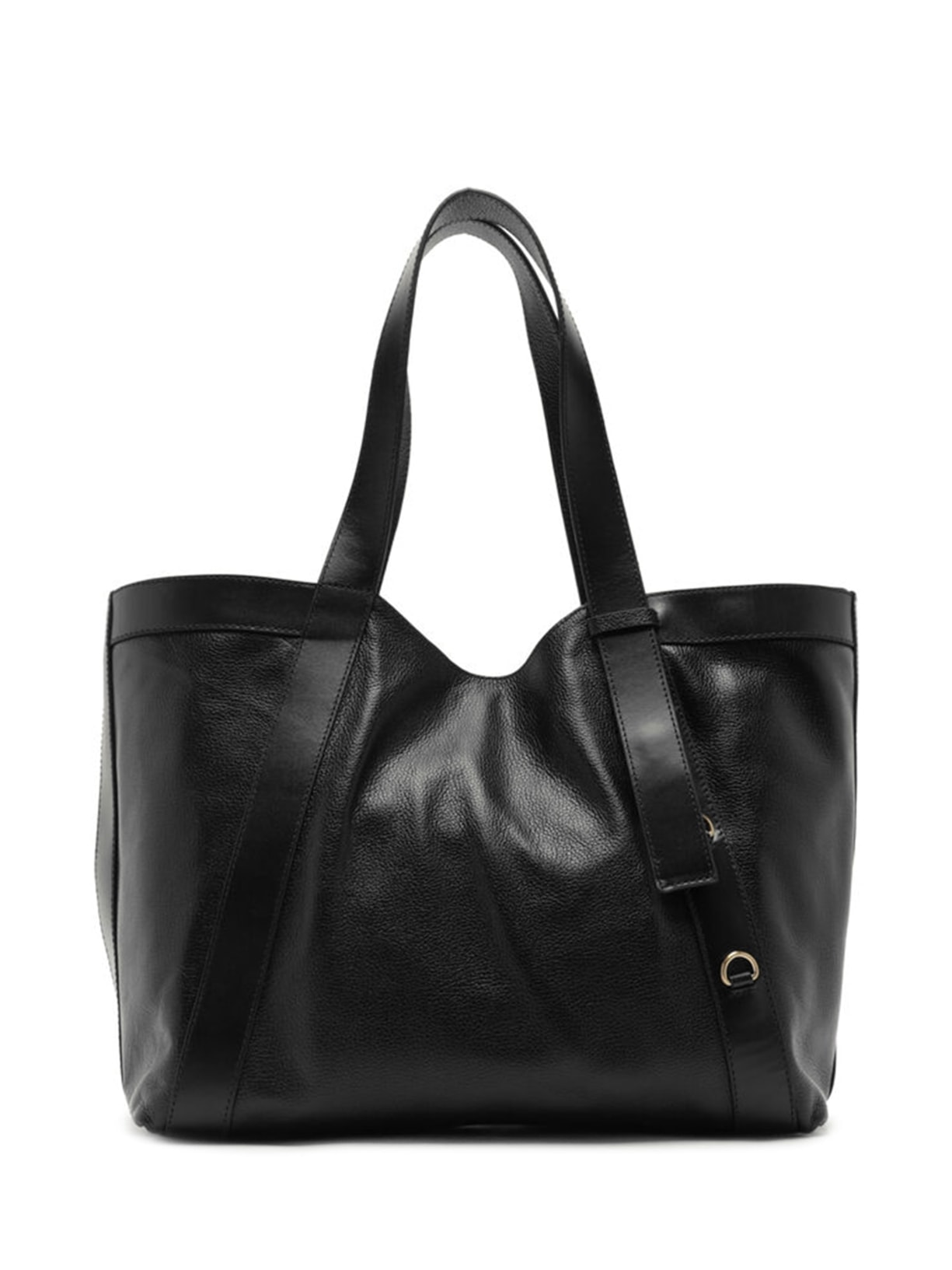 Bolsa Feminina Shopping Couro Grande Alça Passador Preto Arezzo