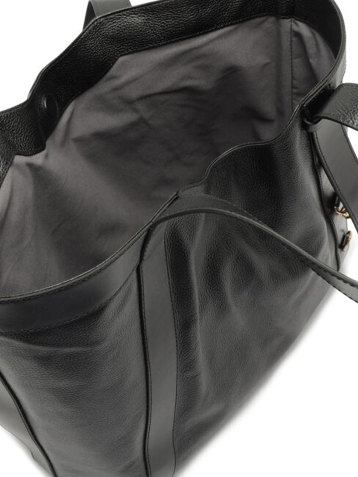 Bolsa Feminina Shopping Couro Grande Alça Passador Preto Arezzo