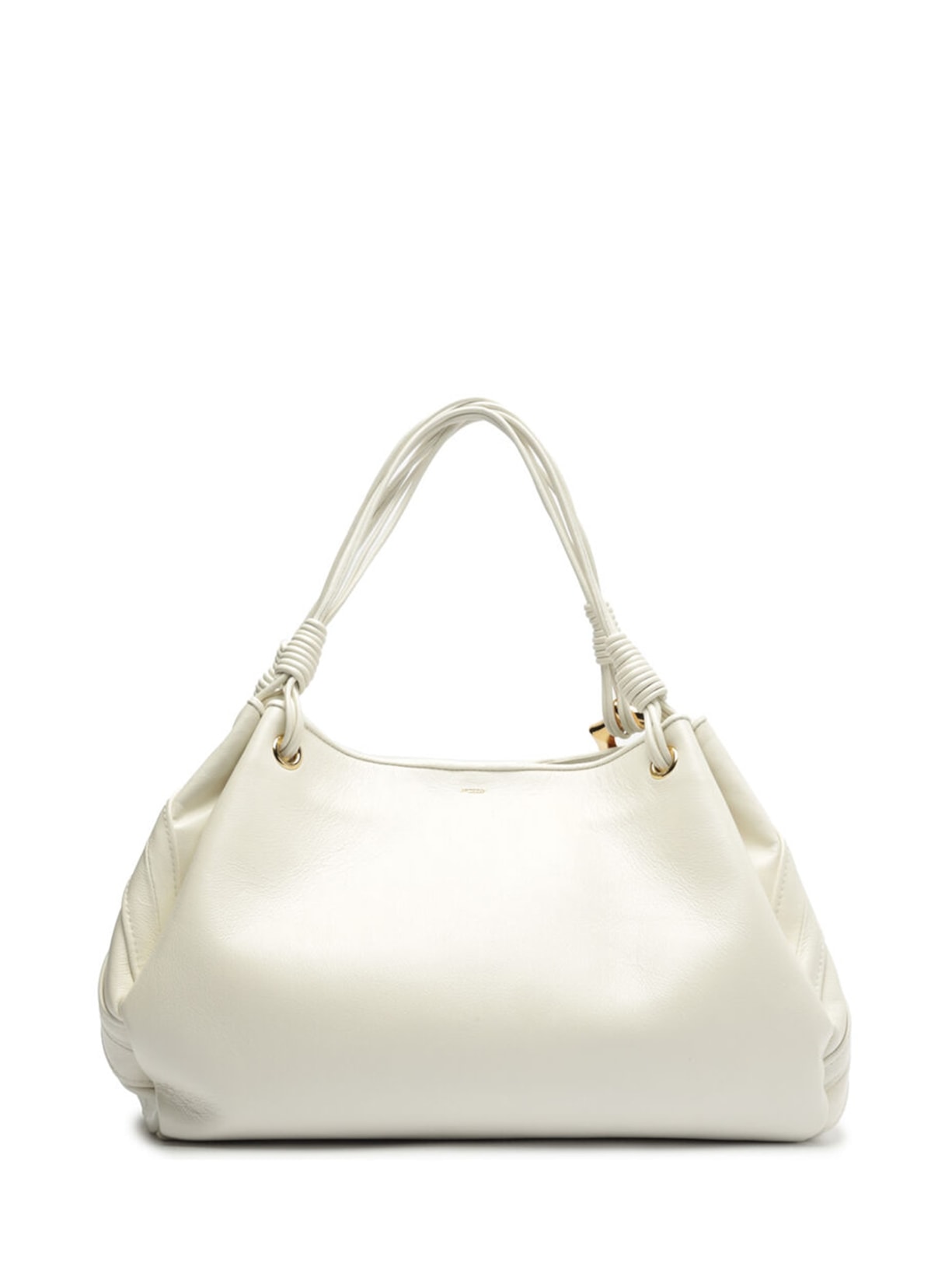 Bolsa Feminina Shopping Couro Grande Costuras - Branco