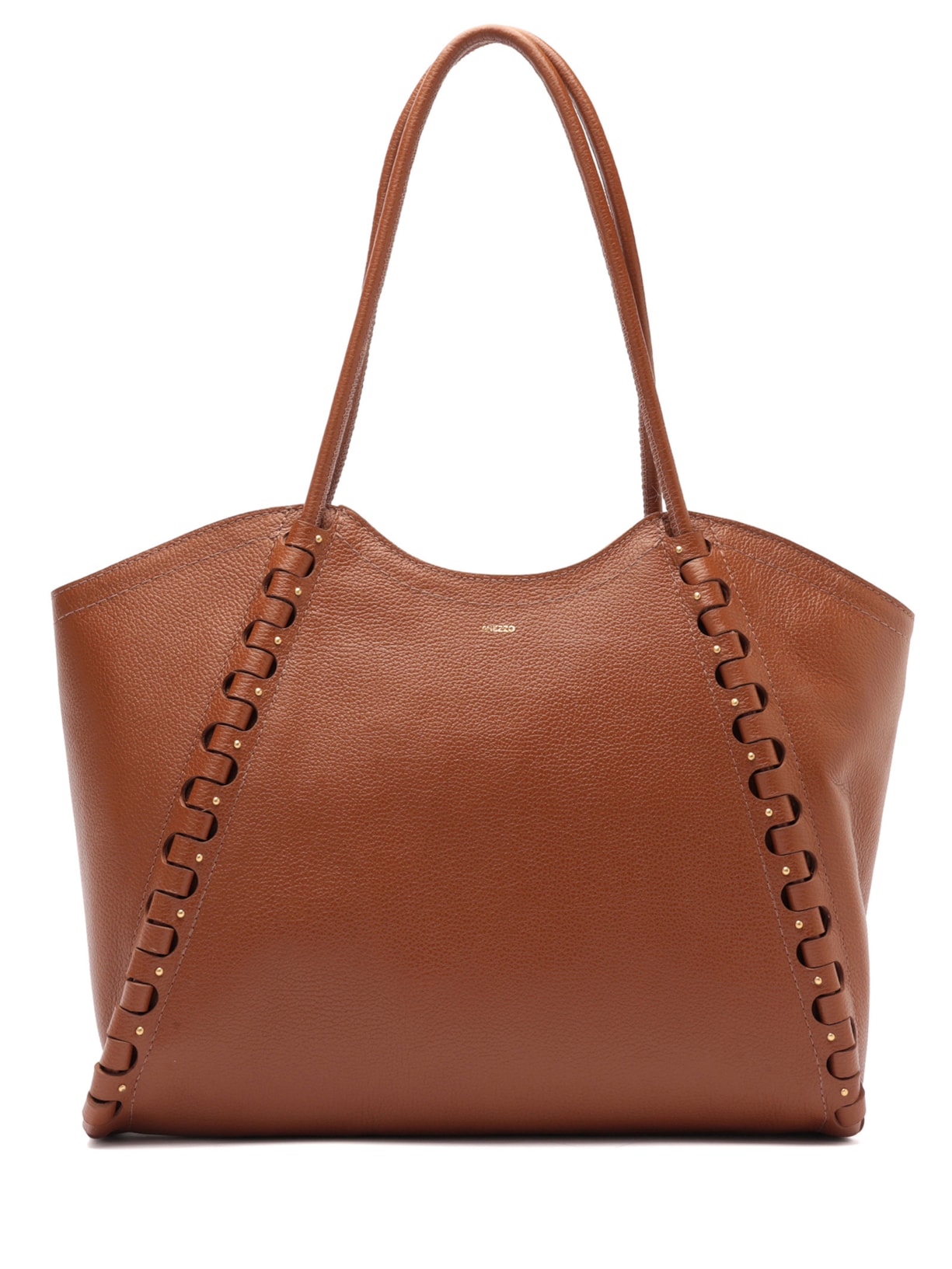 Bolsa Feminina Shopping Couro Grande - Marrom