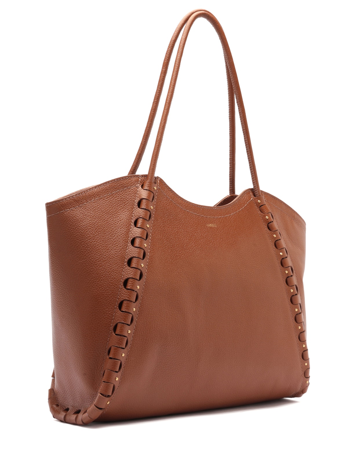 Bolsa Feminina Shopping Couro Grande Marrom Arezzo