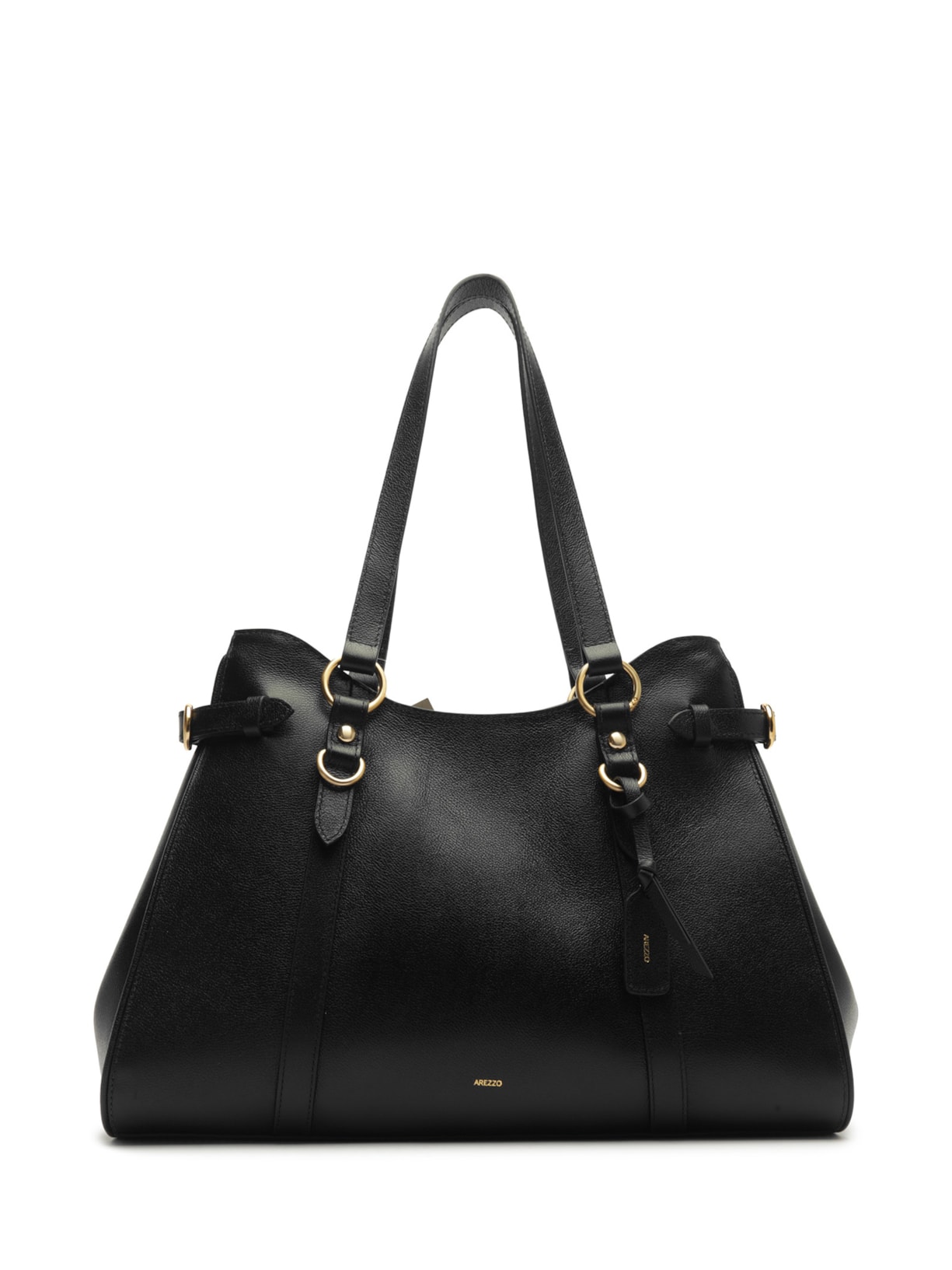 Bolsa Feminina Shopping Couro Grande Preto Arezzo