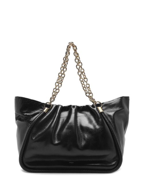 Bolsa Feminina Shopping Couro Worn Grande - Preto
