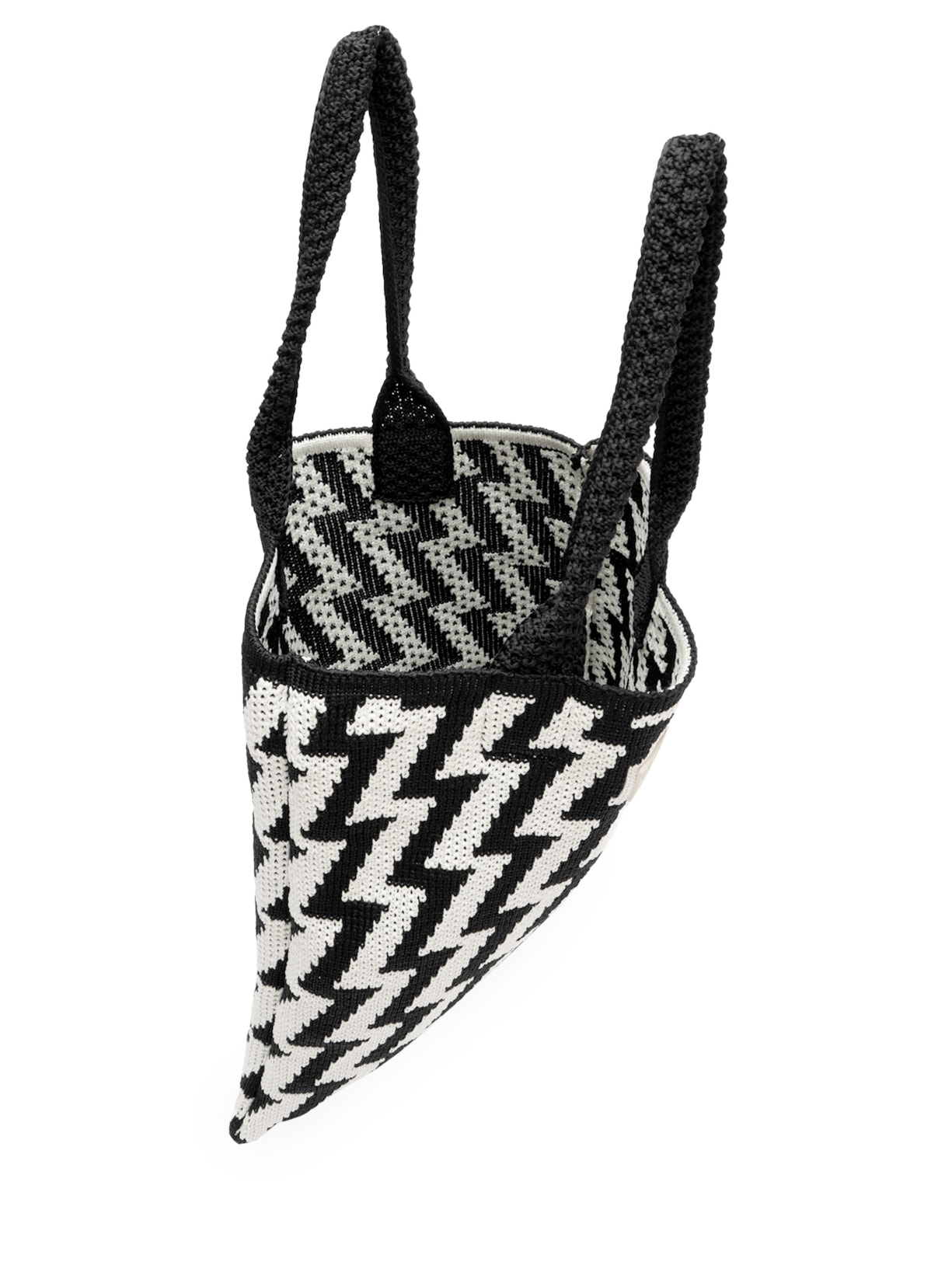 Bolsa Feminina Shopping Crochê Eletrizzante Grande Preto Brizza Arezzo