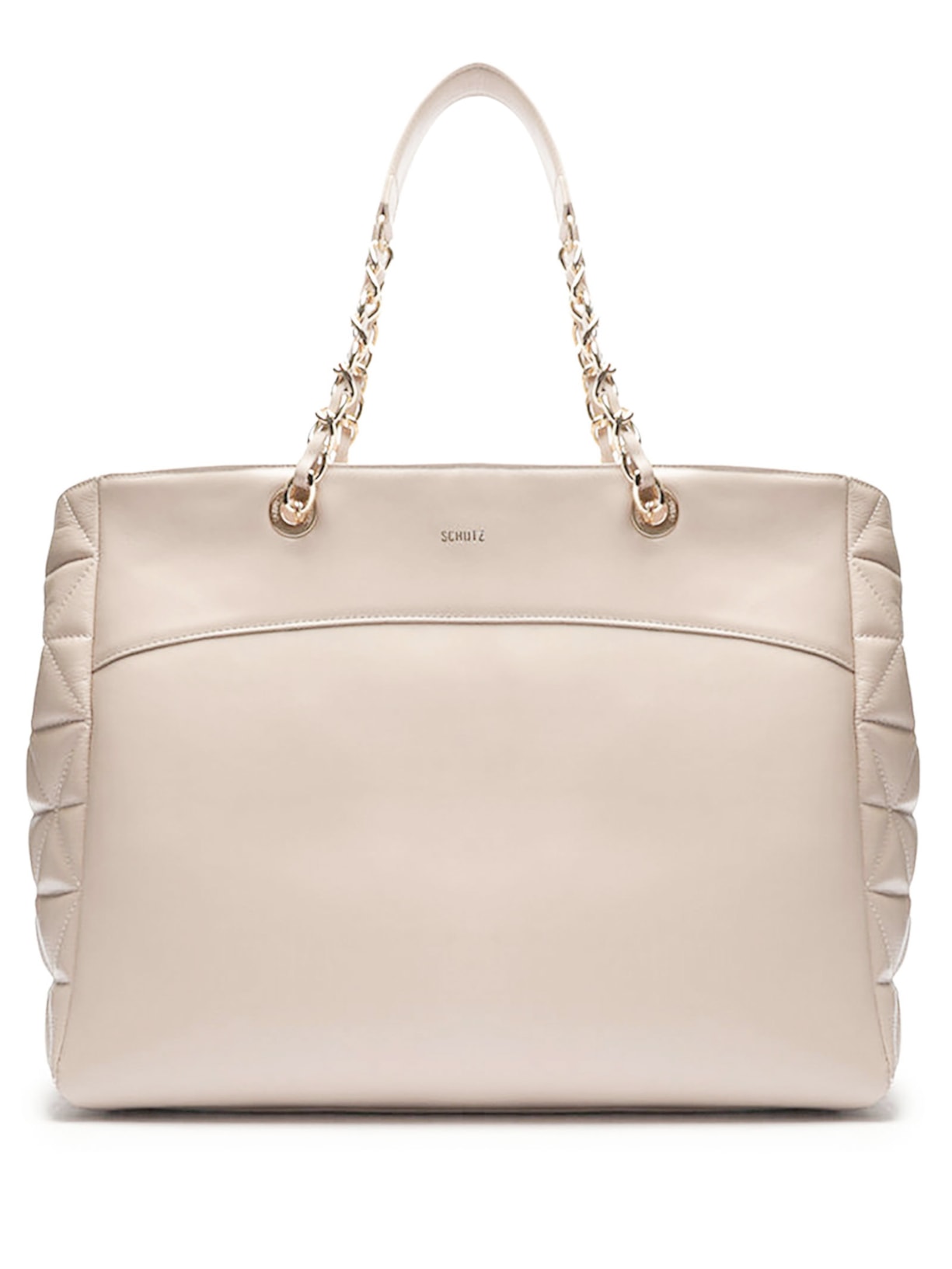 Bolsa Feminina Shopping Elvie Couro Off White Schutz