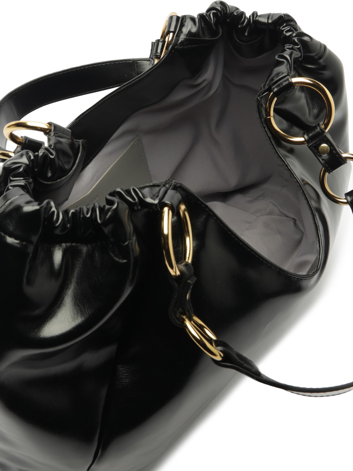 Bolsa Feminina Shopping Grande Argolas Preto Arezzo