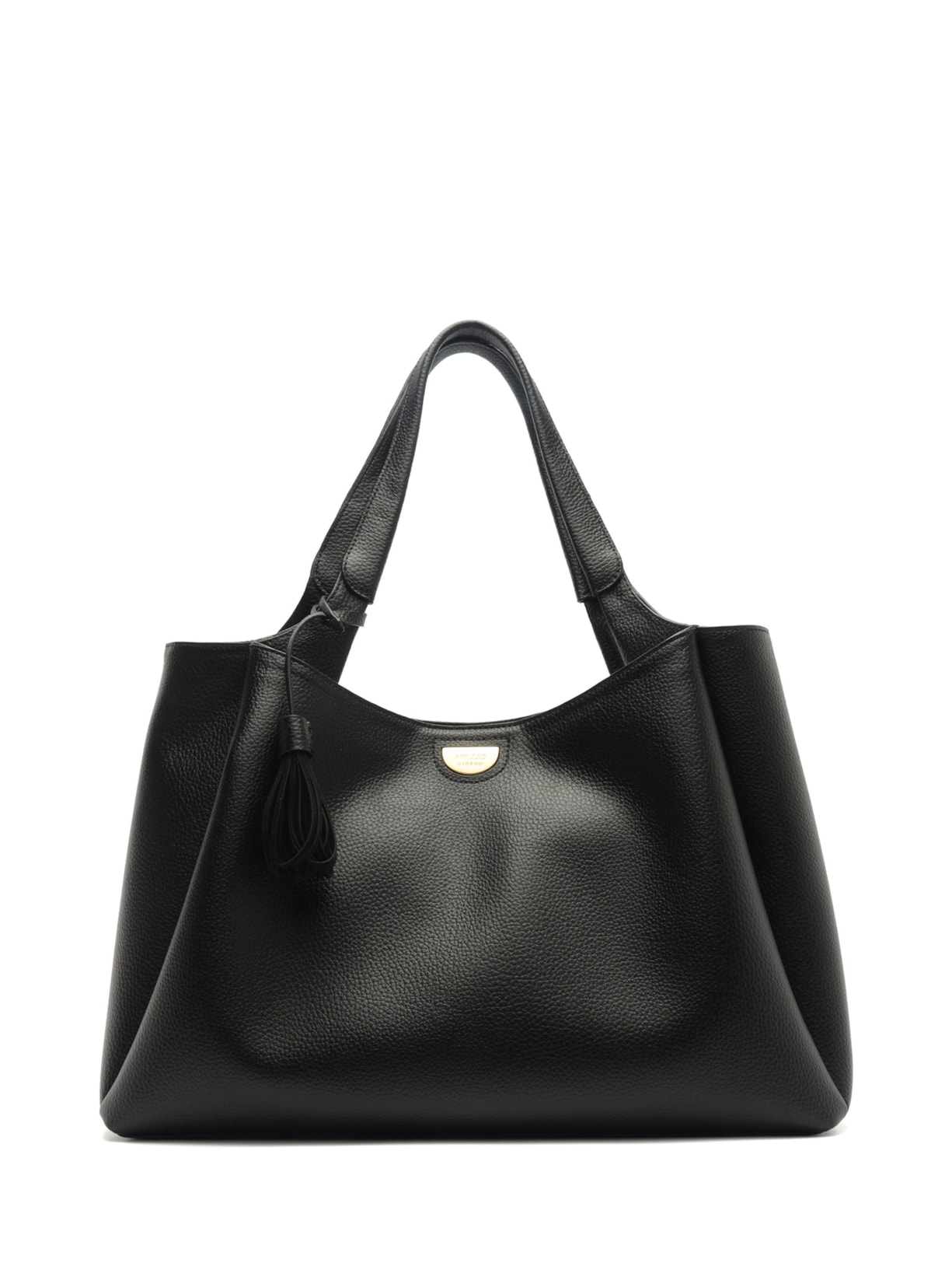 Bolsa Feminina Shopping Grande com Franja – Preto Arezzo