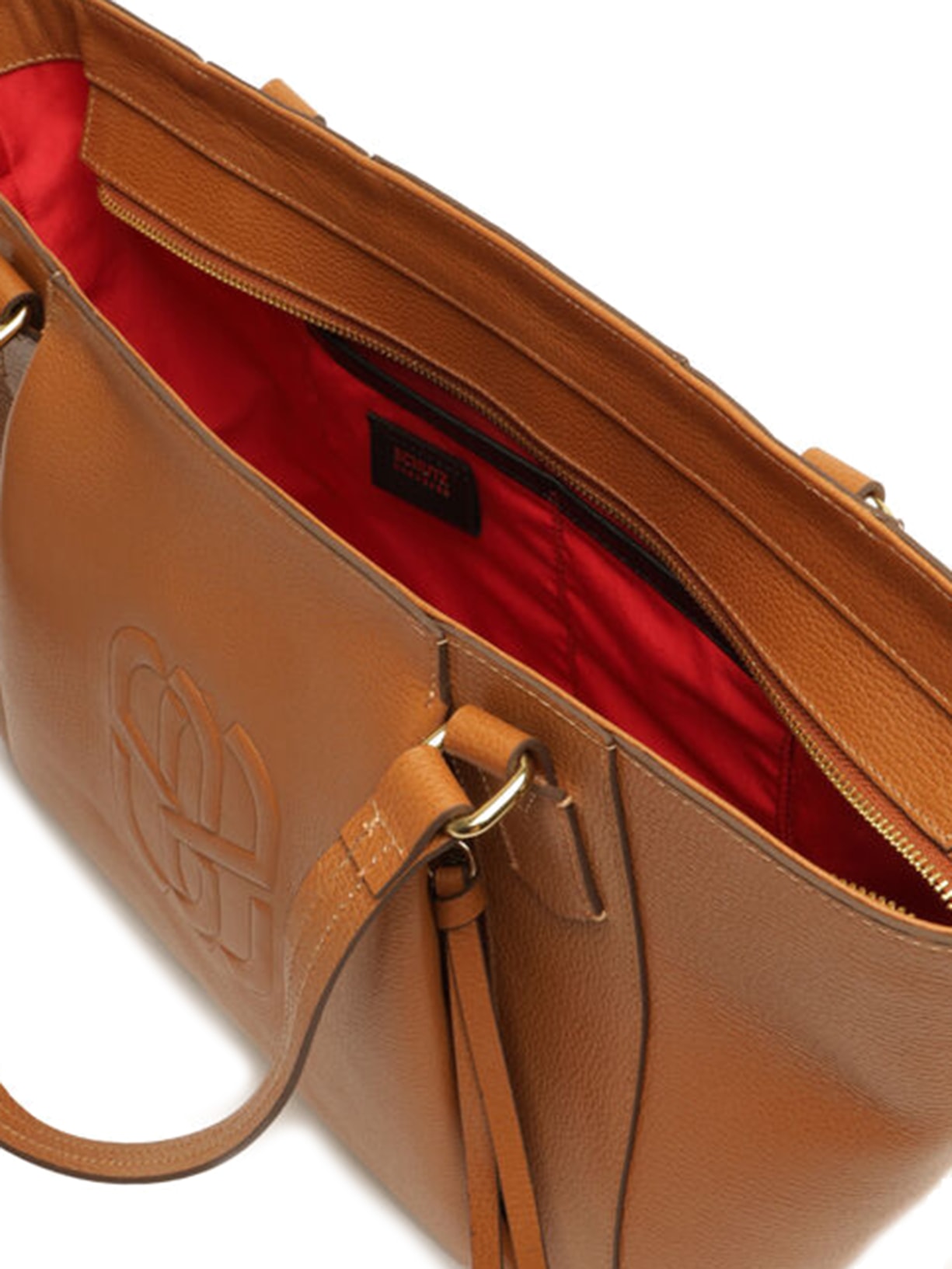 Bolsa Feminina Shopping Grande Couro Marrom Schutz