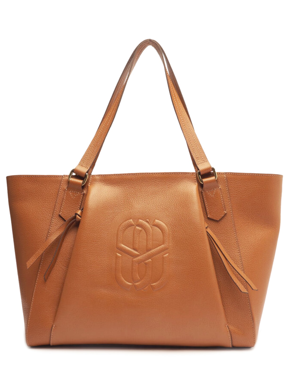 Bolsa Feminina Shopping Grande Couro Marrom Schutz