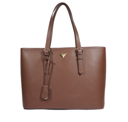 Bolsa Feminina Shopping Grande Couro - Marrom