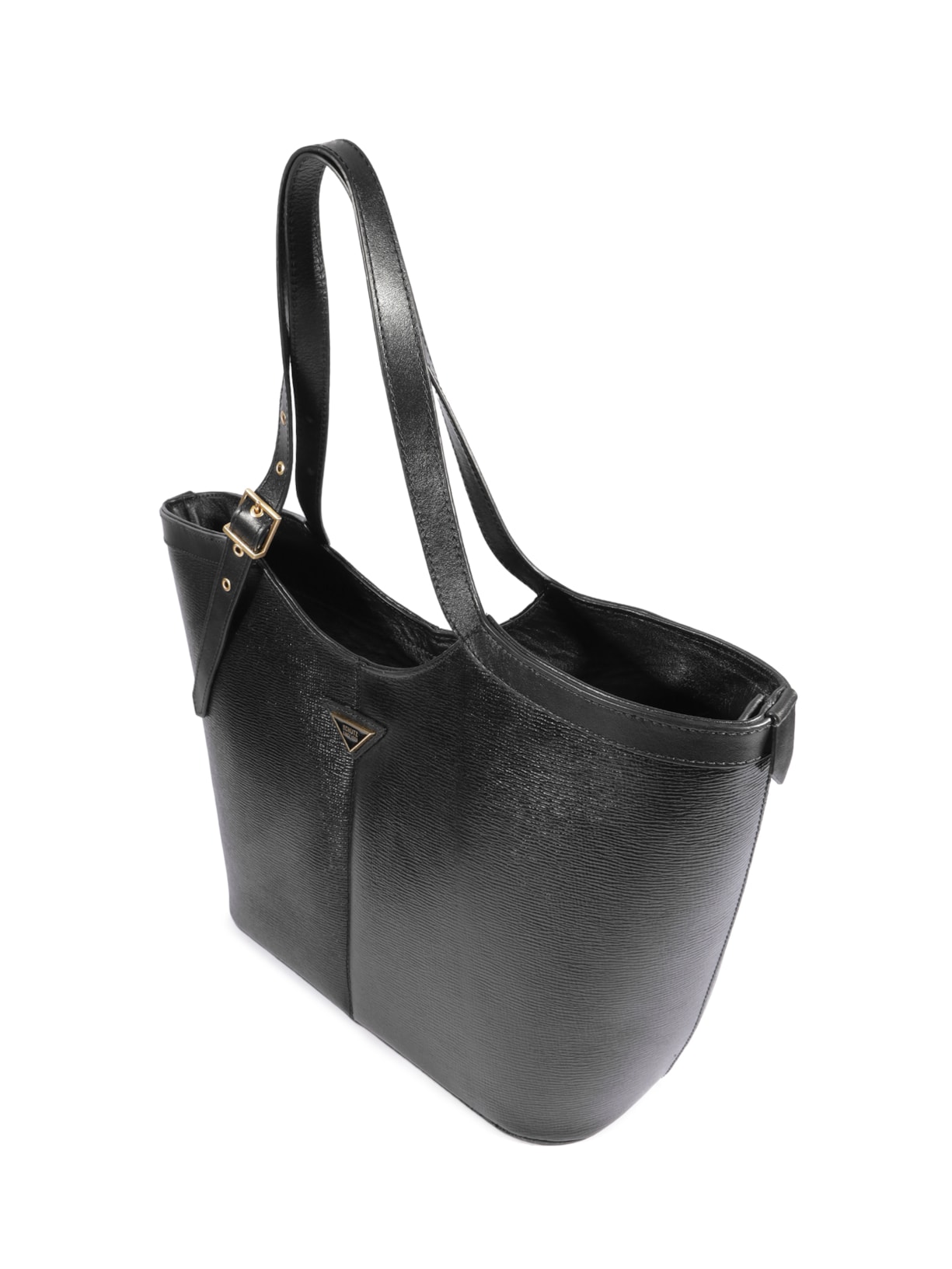 Bolsa Feminina Shopping Grande Couro Preto Schutz