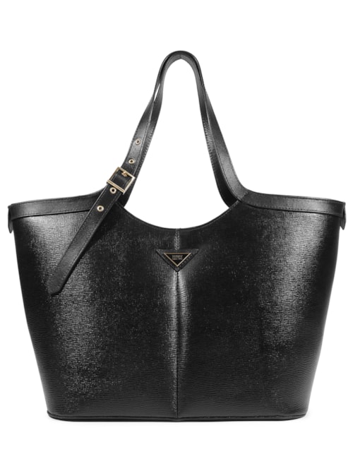 Bolsa Feminina Shopping Grande Couro - Preto