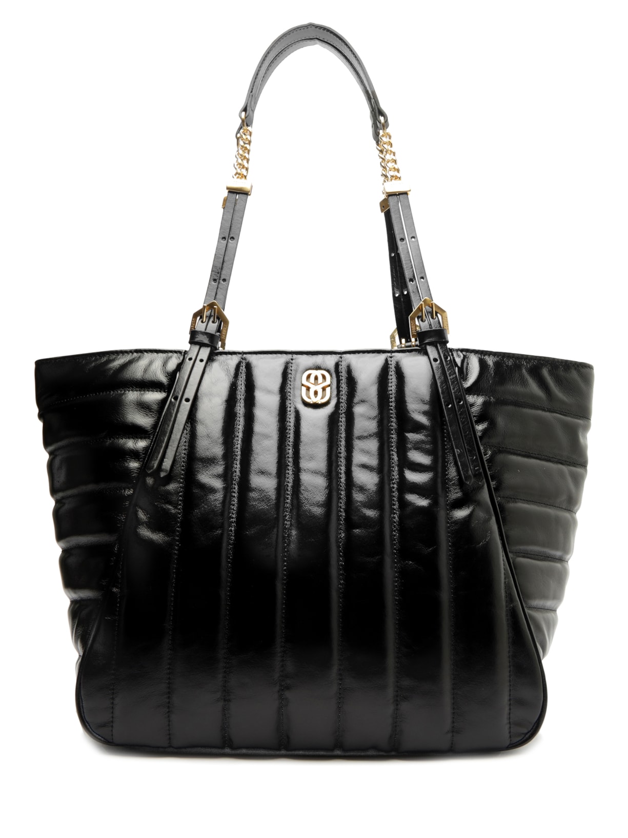 Bolsa Feminina Shopping Grande Izzy Couro - Preto