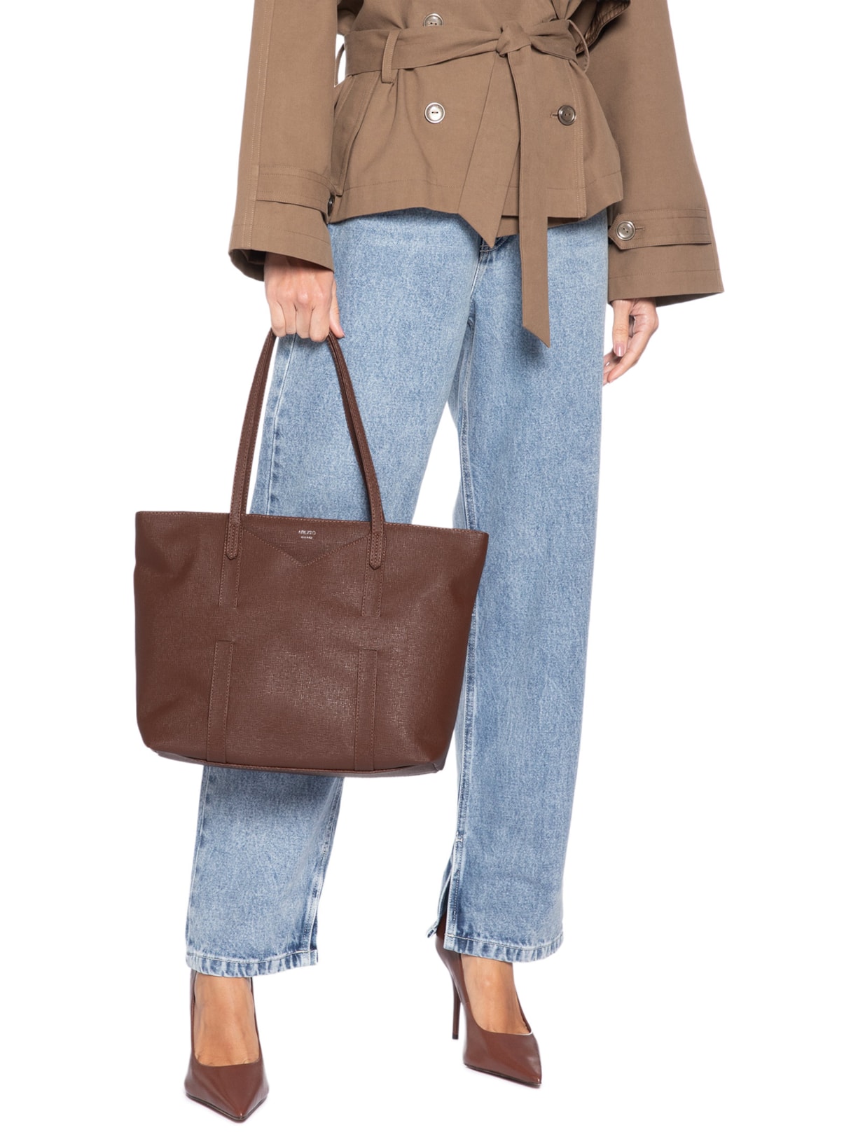 Bolsa Feminina Shopping Grande Marrom Arezzo