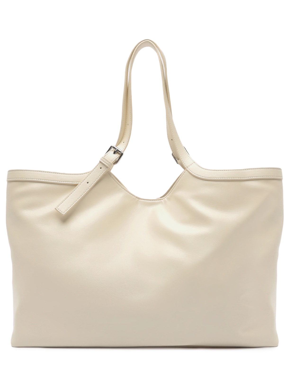 Bolsa Feminina Shopping Grande Metais Branco Arezzo