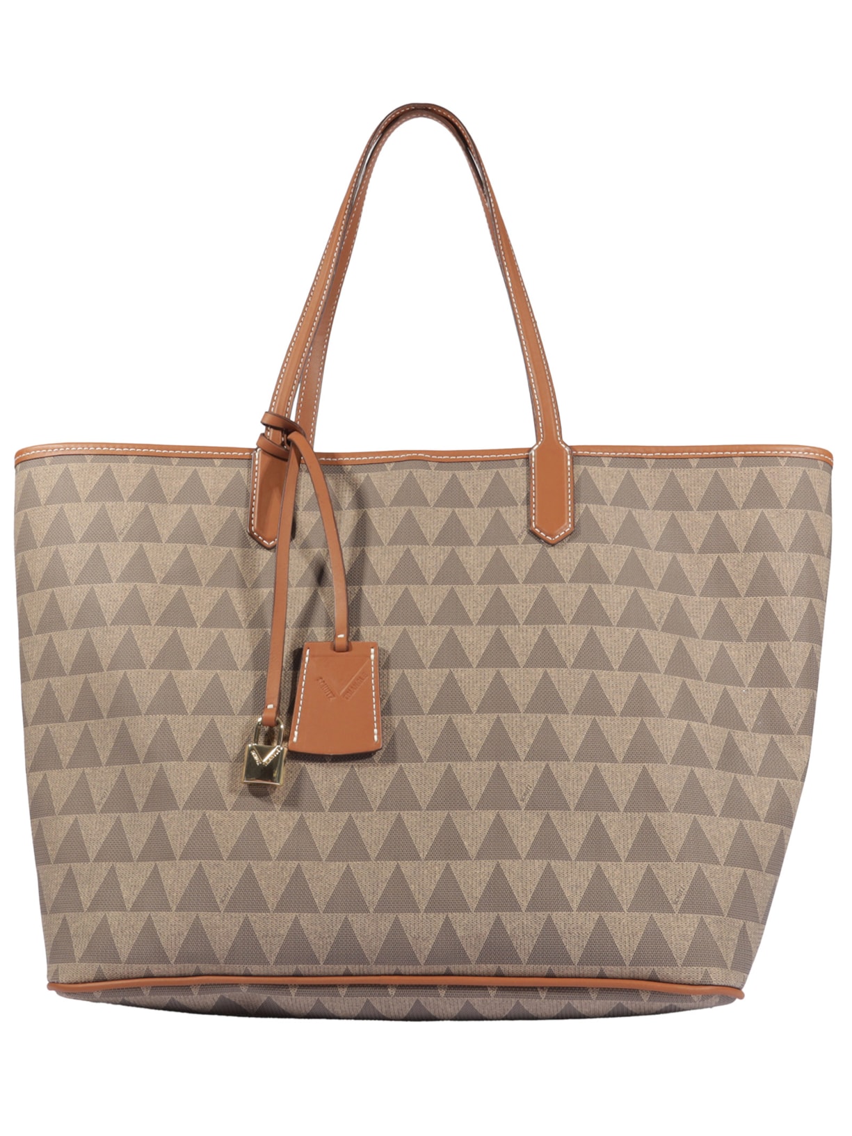 Bolsa Feminina Shopping Grande New Triangle Marrom Schutz