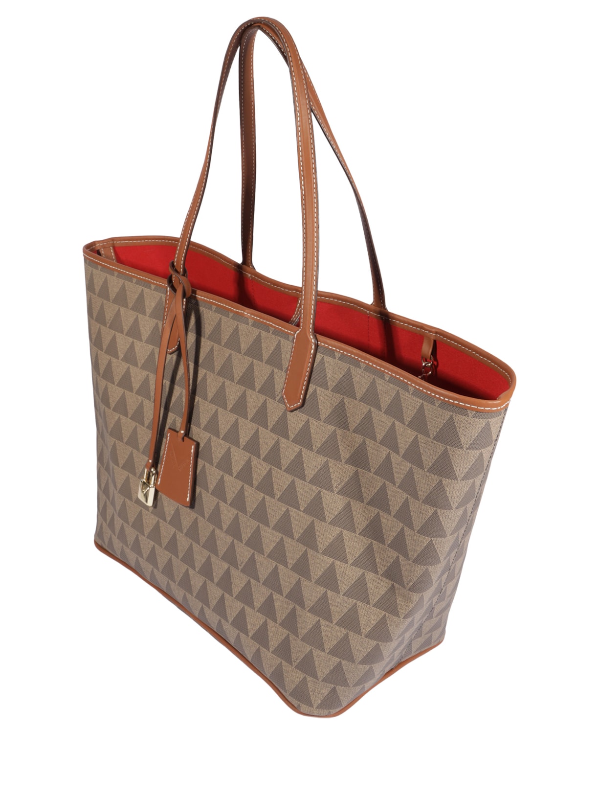 Bolsa Feminina Shopping Grande New Triangle Marrom Schutz