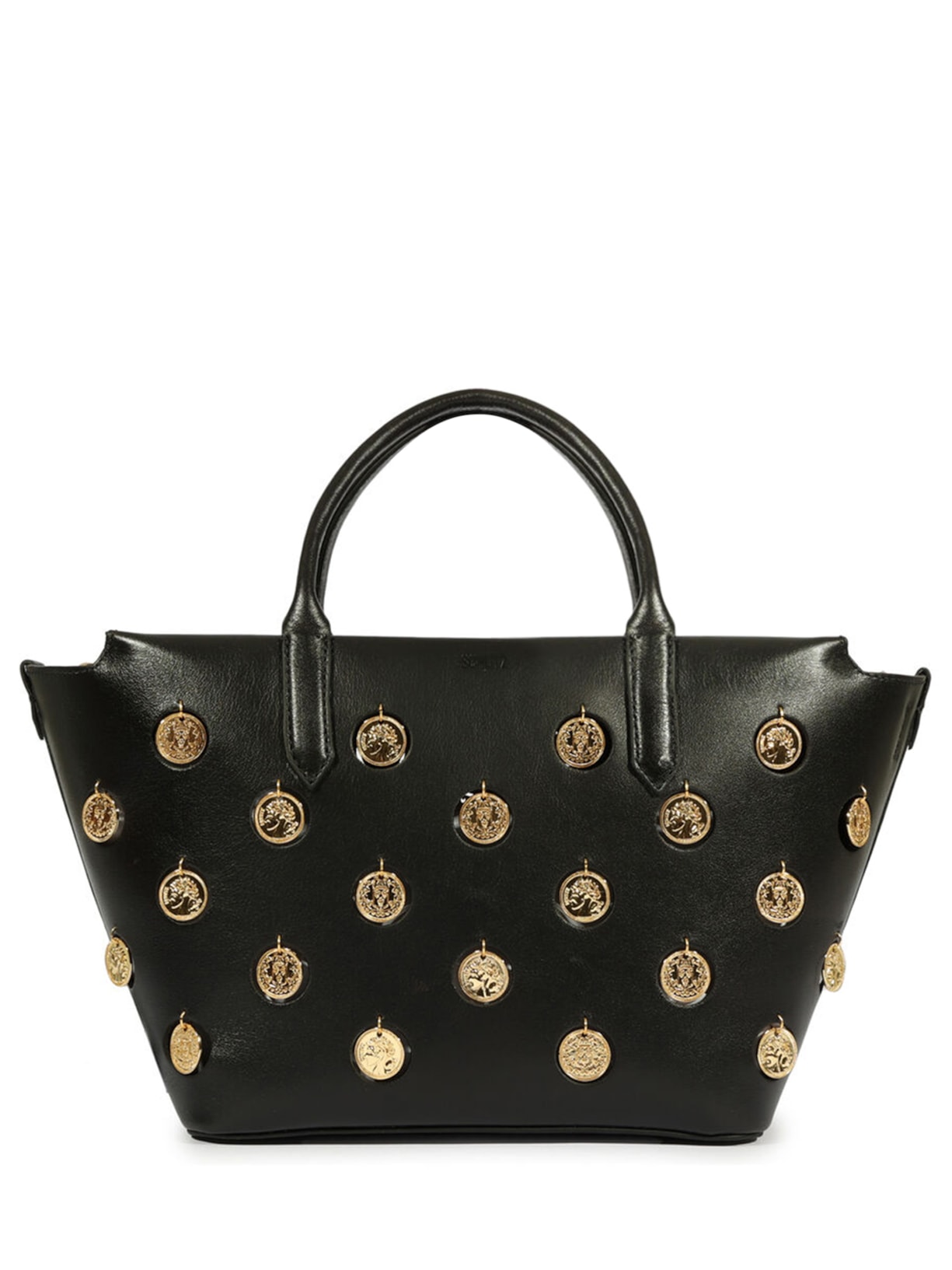 Bolsa Feminina Shopping Luma Couro - Preto