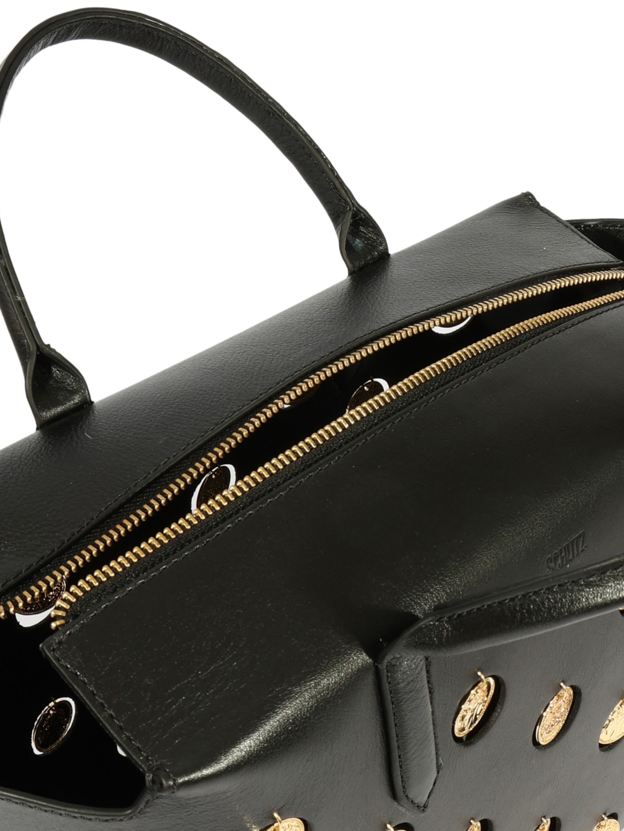 Bolsa Feminina Shopping Luma Couro Preto Schutz