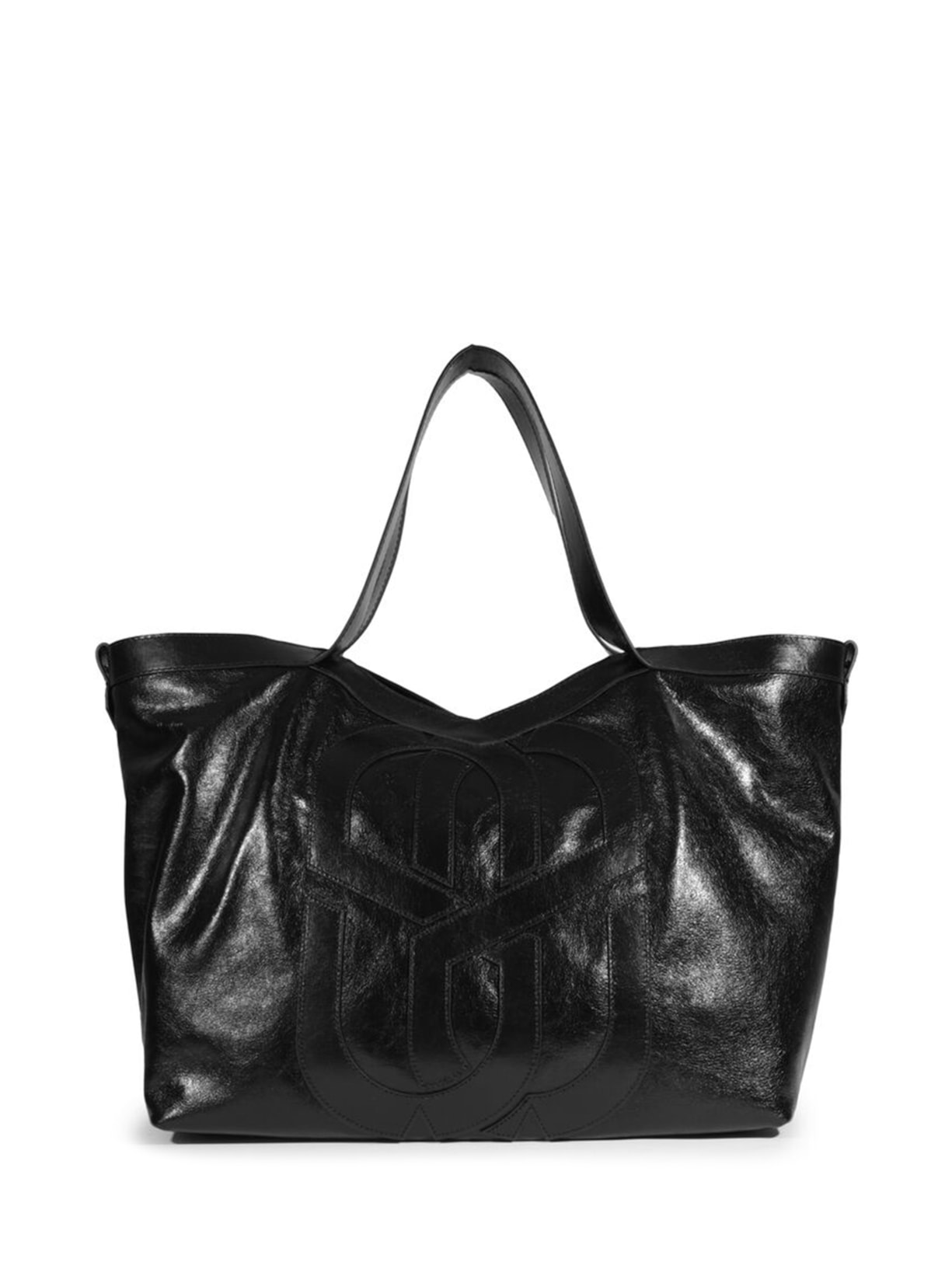 Bolsa Feminina Shopping Maddison Couro - Preto