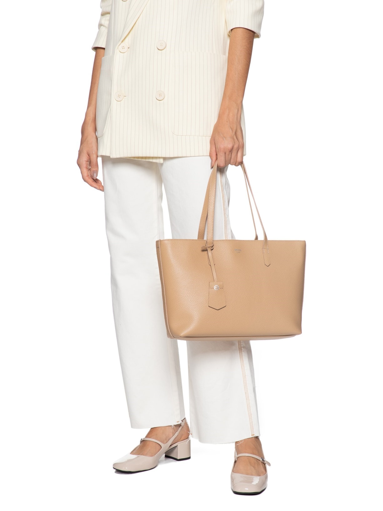 Bolsa Feminina Shopping Manu Grande Bege Arezzo