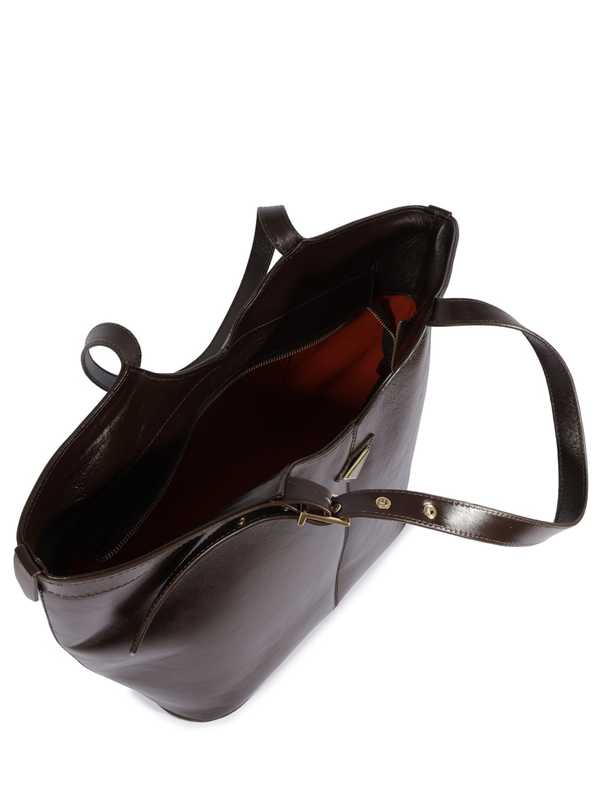 Bolsa Feminina Shopping Napa Luminato Marrom Schutz