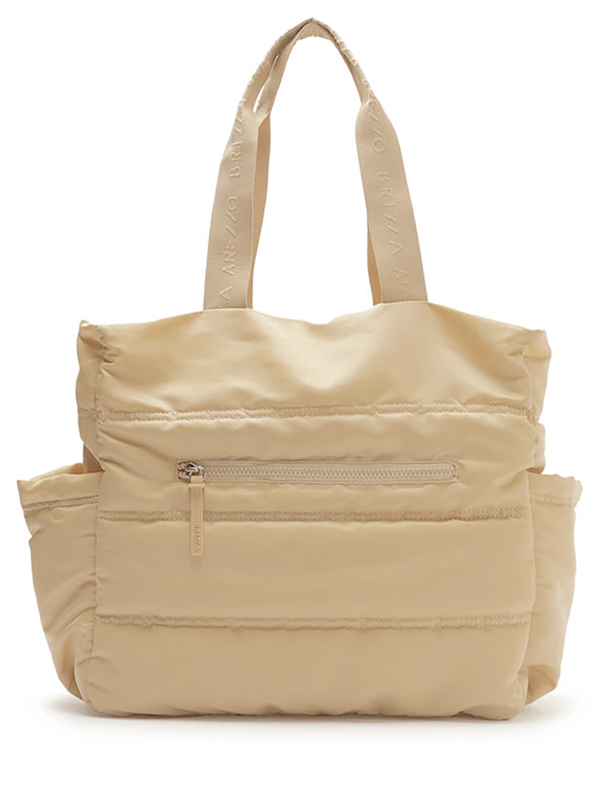 Bolsa Feminina Shopping Nylon Gigi Sporty Grande - Bege