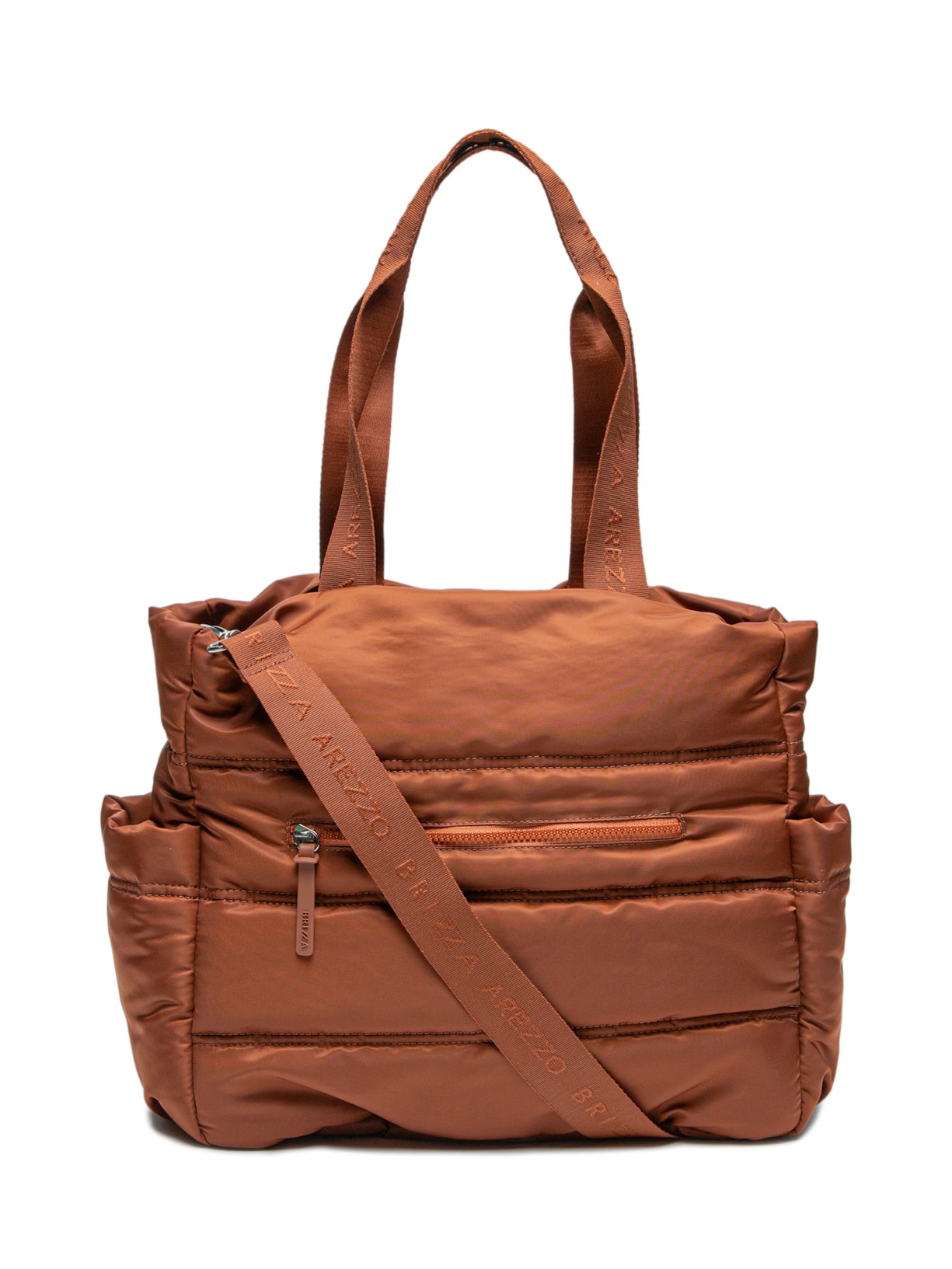Bolsa Feminina Shopping Nylon Gigi Sporty Grande - Marrom