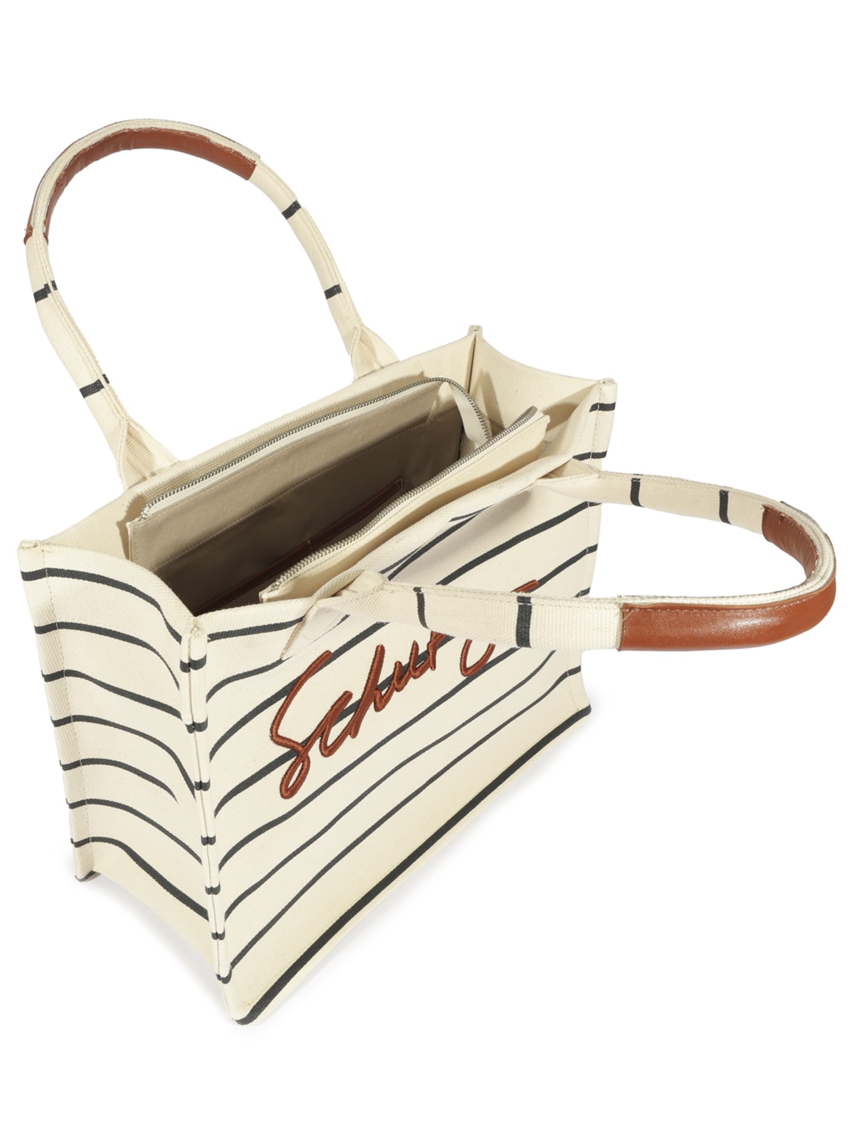 Bolsa Feminina Shopping Osaka Lona Off White Schutz