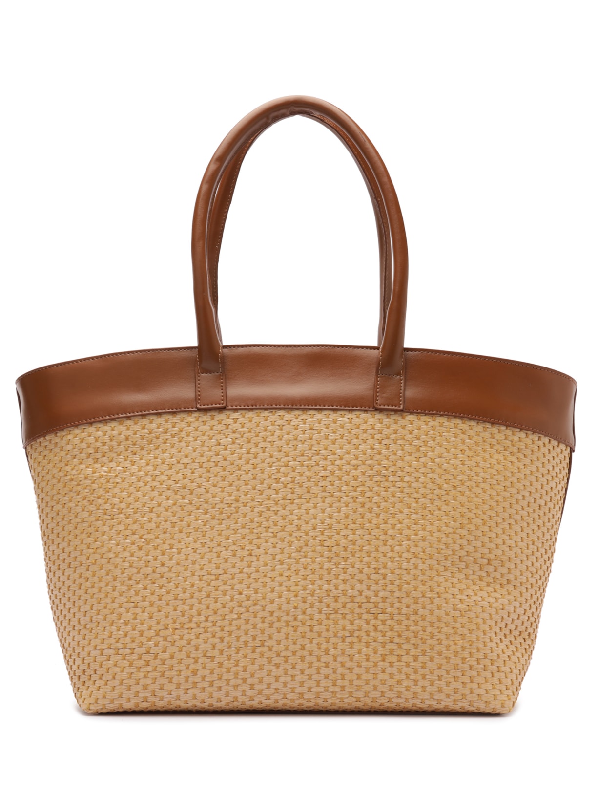 Bolsa Feminina Shopping Palha Grande Bege Arezzo