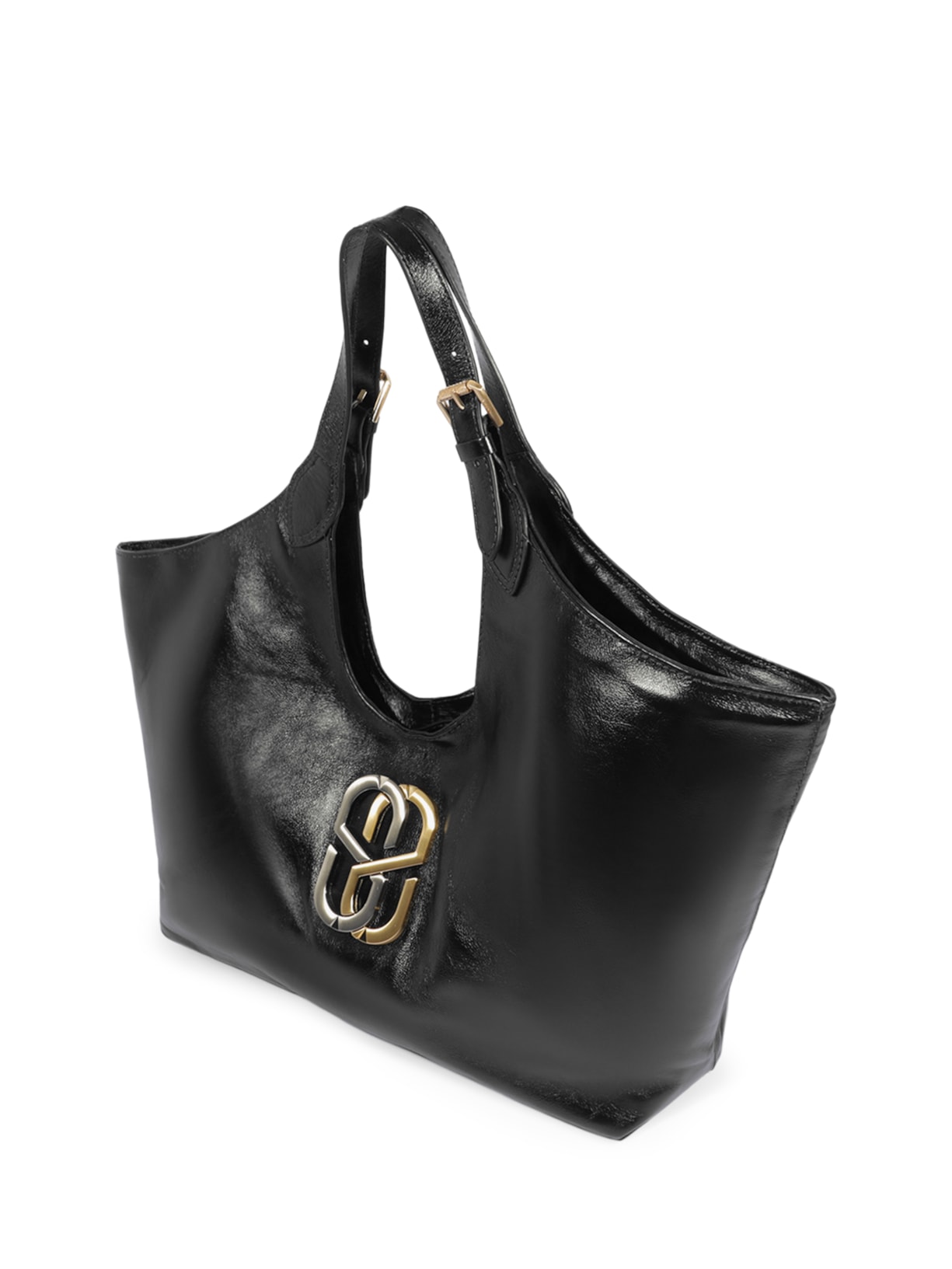Bolsa Feminina Shopping Vegas Grande Couro Preto Schutz