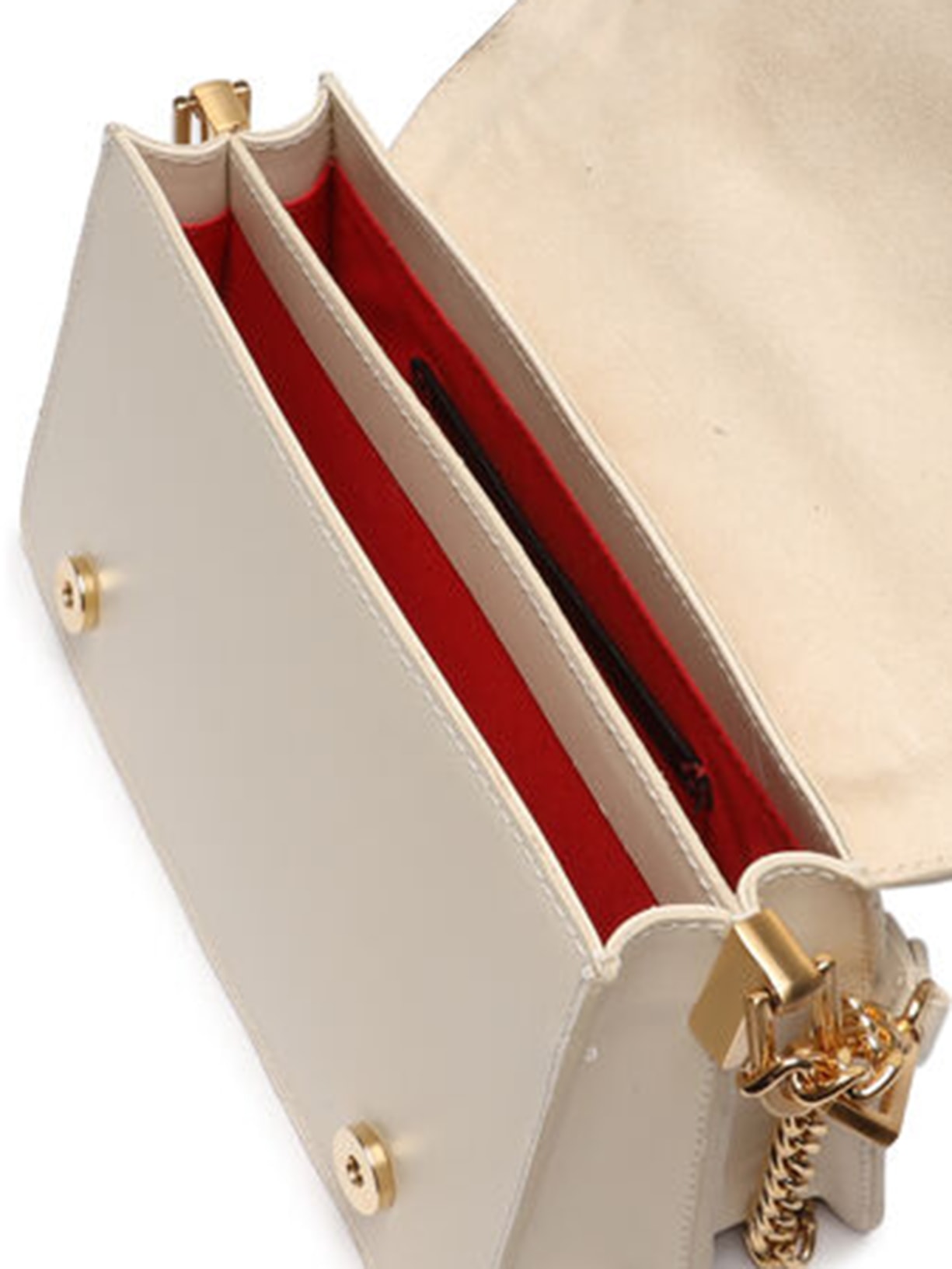 Bolsa Feminina Shoulder Audrina Couro Off White Schutz