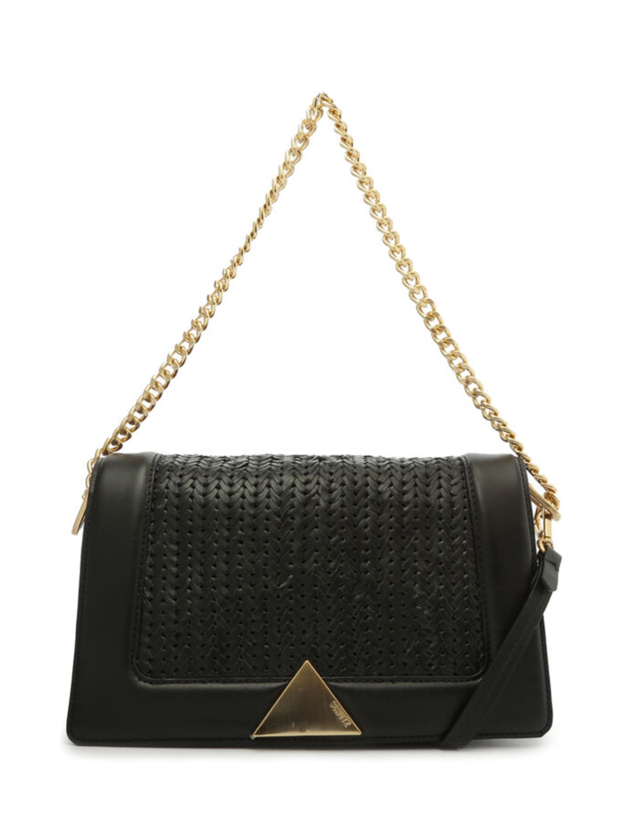 Bolsa Feminina Shoulder Audrina Couro - Preto