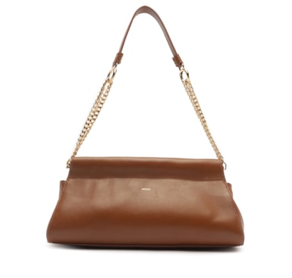 Bolsa Feminina Shoulder Couro Grande - Marrom