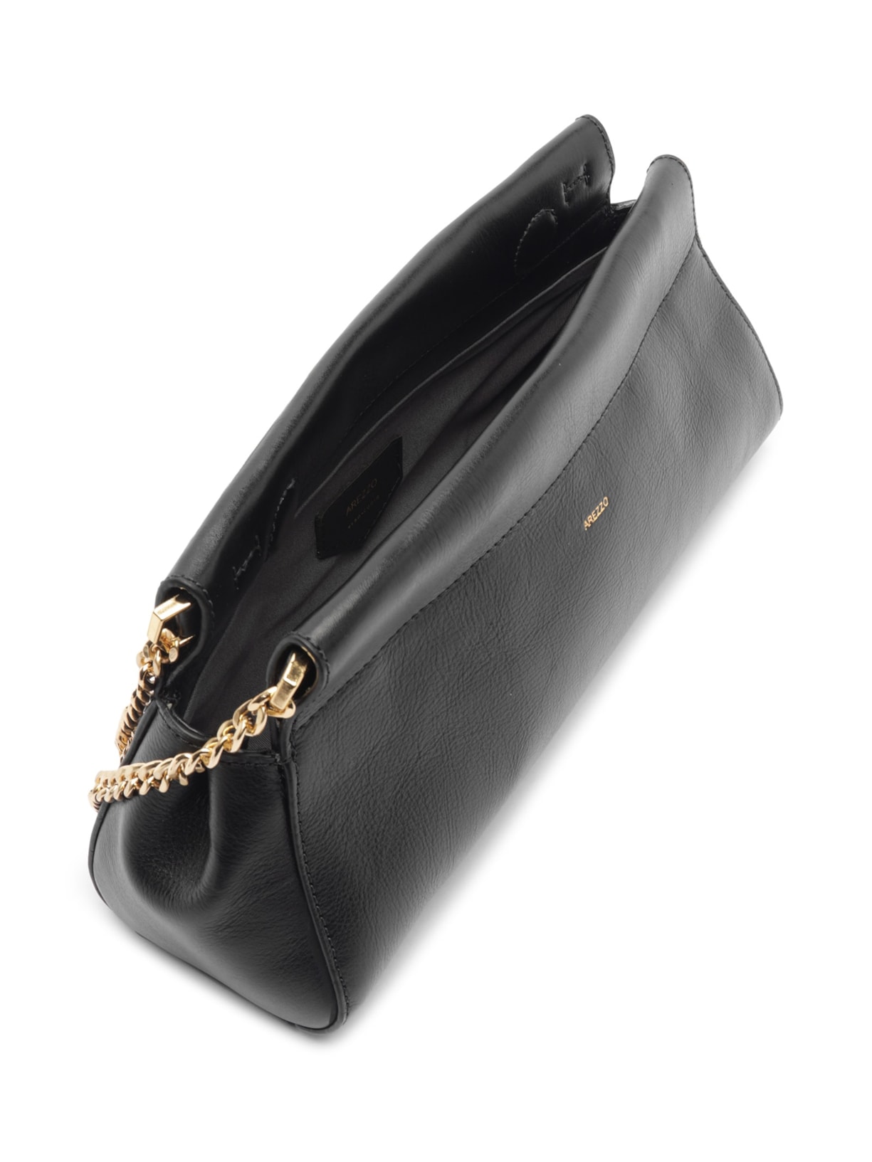 Bolsa Feminina Shoulder Couro Grande Preto Arezzo