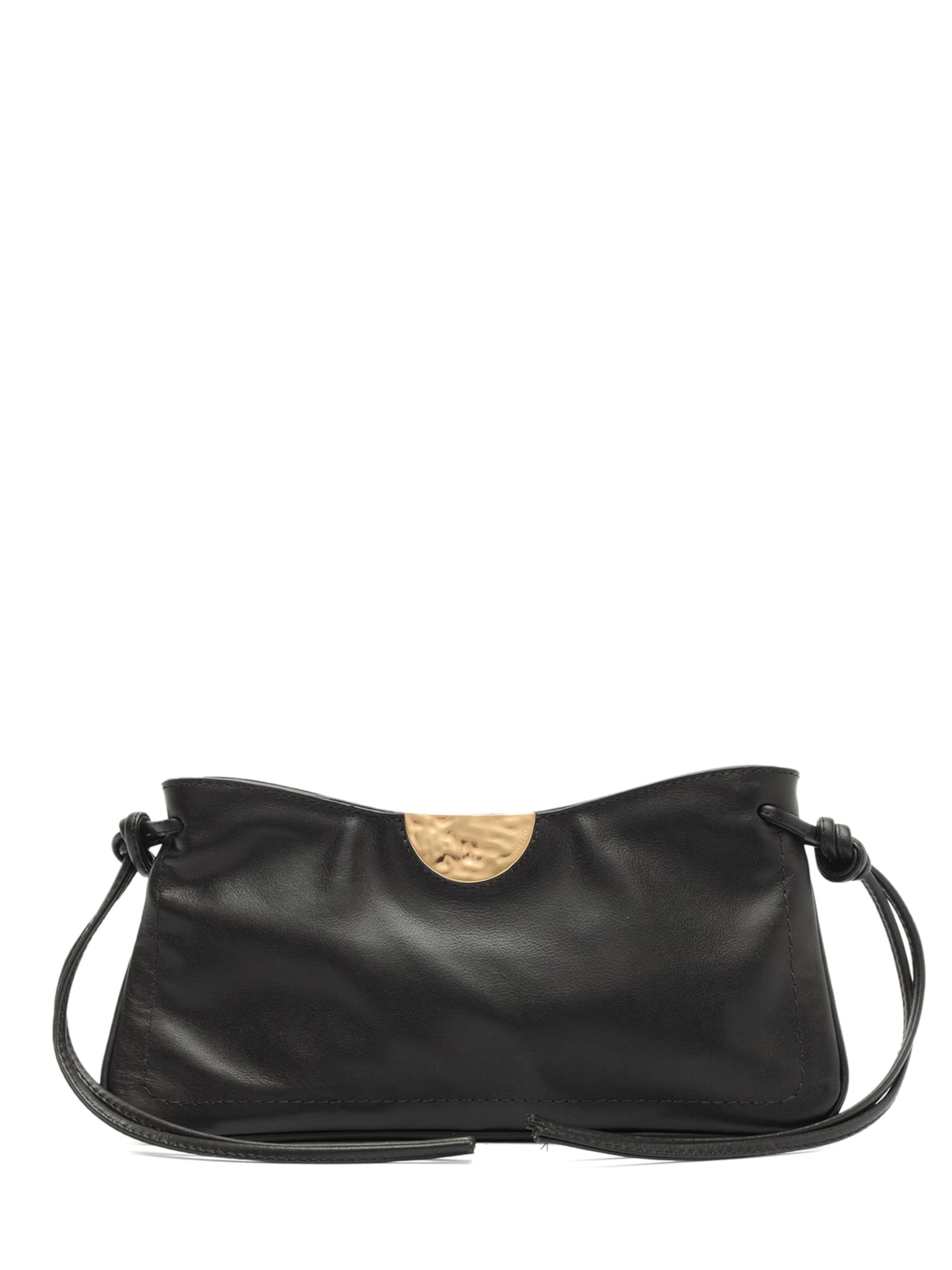 Bolsa Feminina Shoulder Couro Média Corrente - Preto