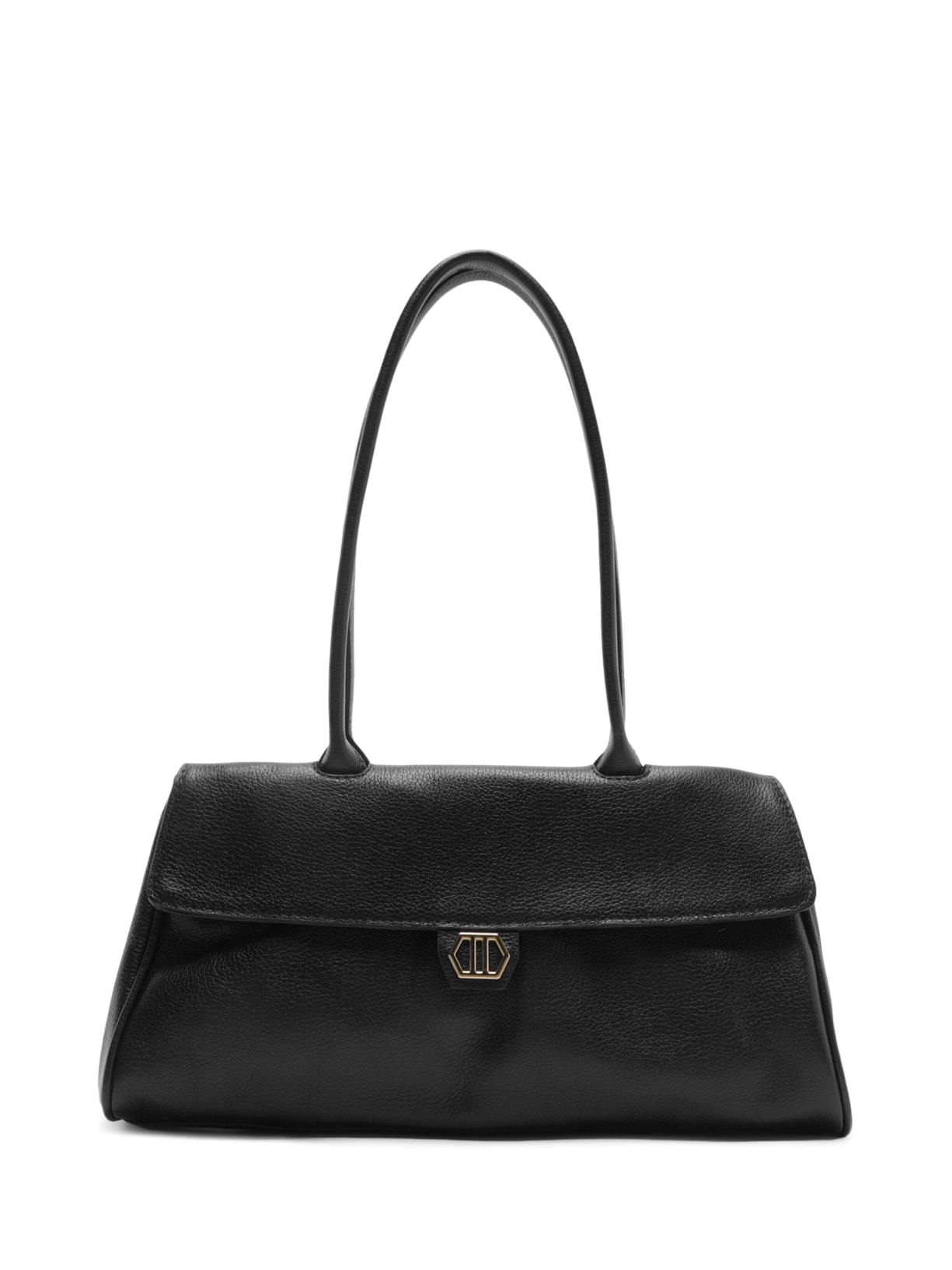 Bolsa Feminina Shoulder Couro Média Preto Arezzo