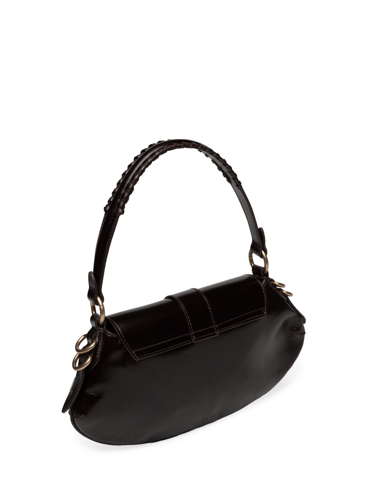 Bolsa Feminina Shoulder Lauren Média – Marrom Vicenza